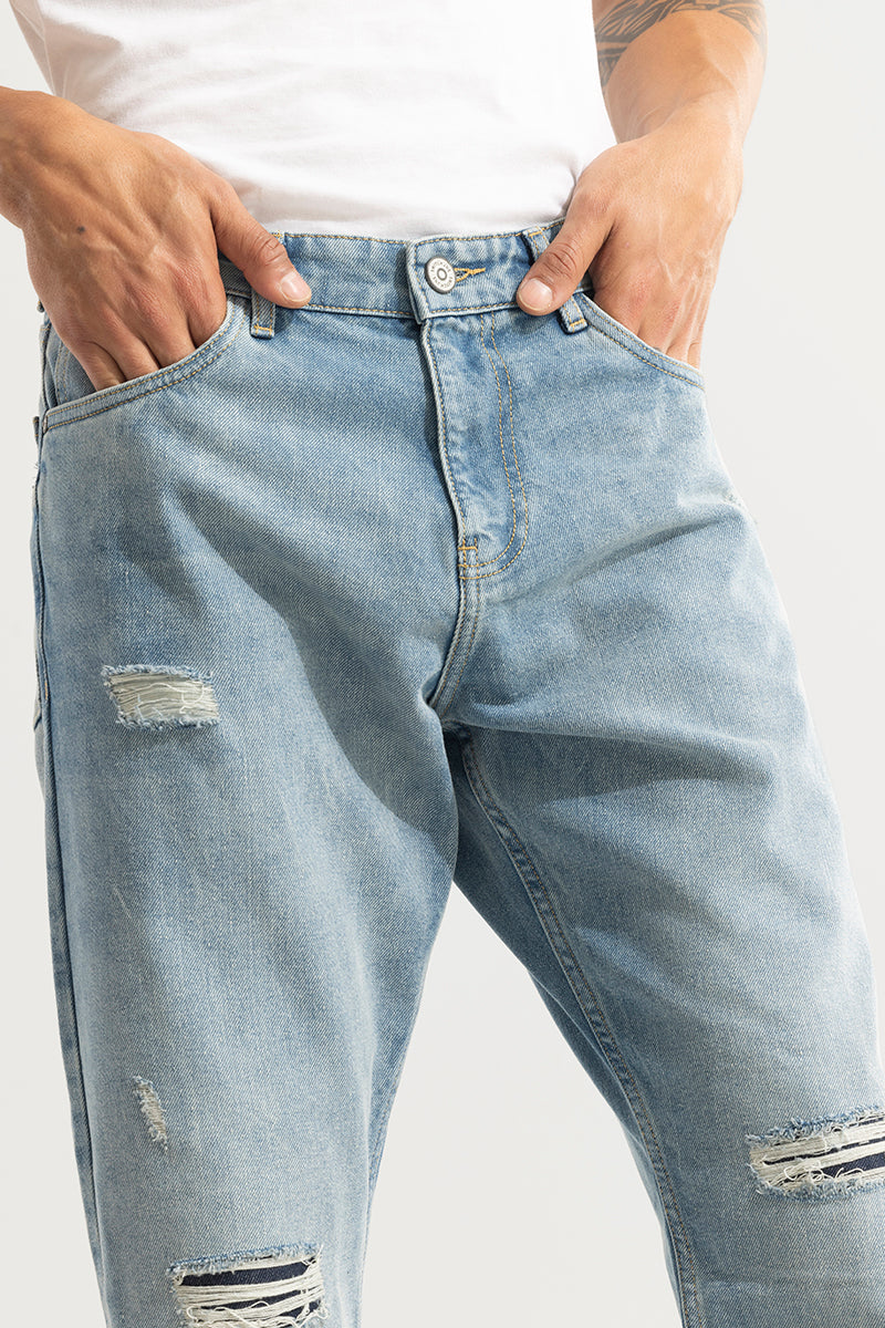 BlackTree Castor Light Blue Baggy Jeans - view 7