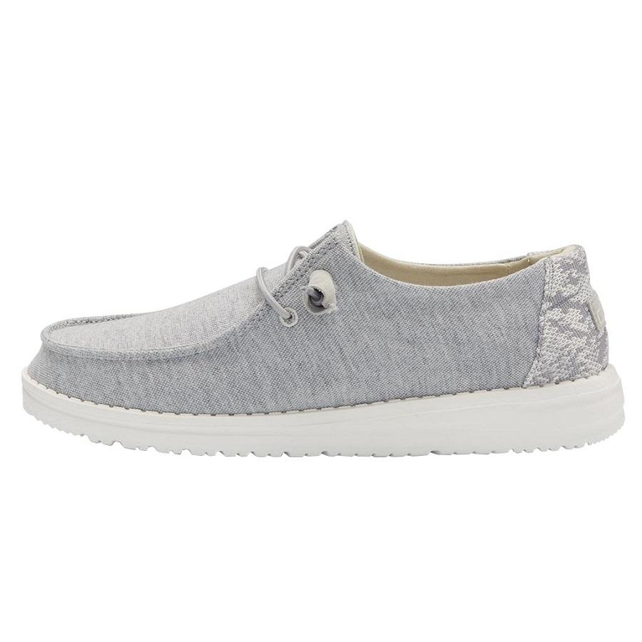 HEYDUDE shoes Wendy Stretch Fleece - Glacier Grey