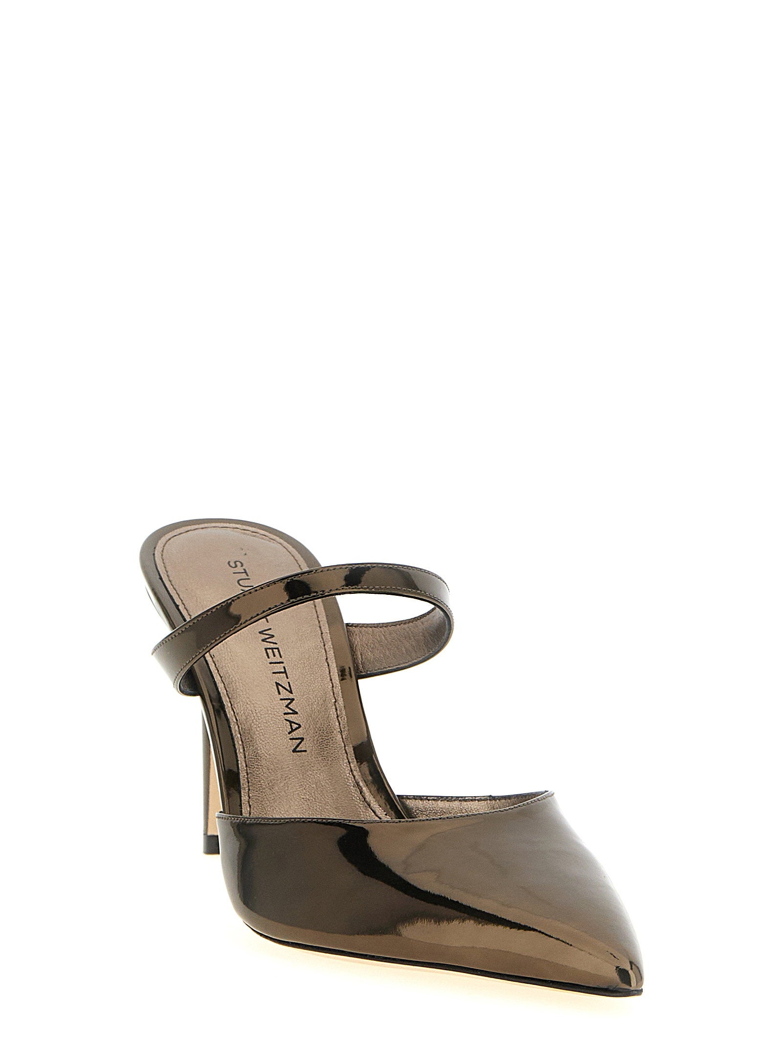 Stuart Weitzman Stuart Power Mules – 100% patent - view 2
