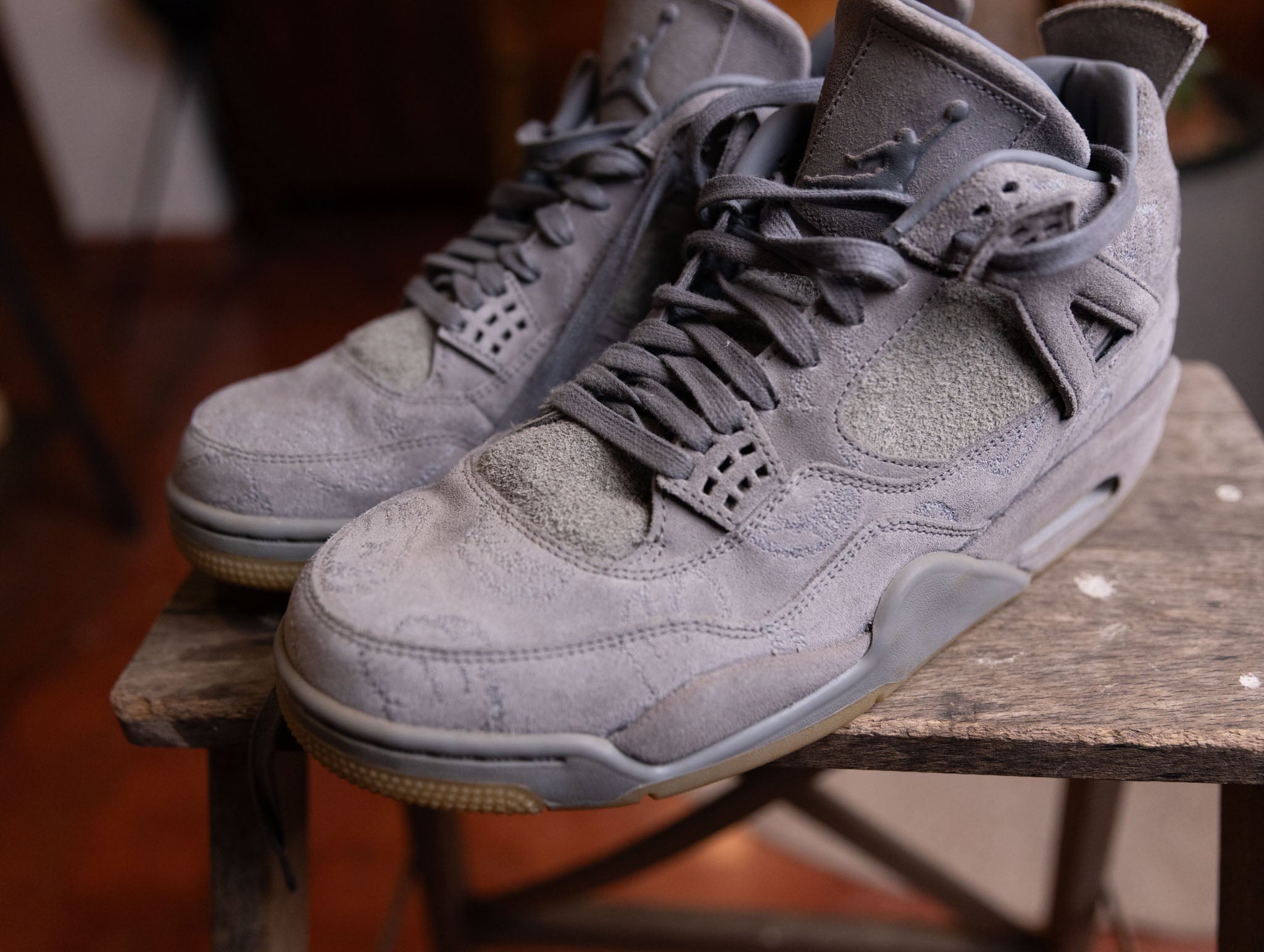 KAWS x Nike Air Jordan 4 Retro OG 'Cool Grey' - view 2