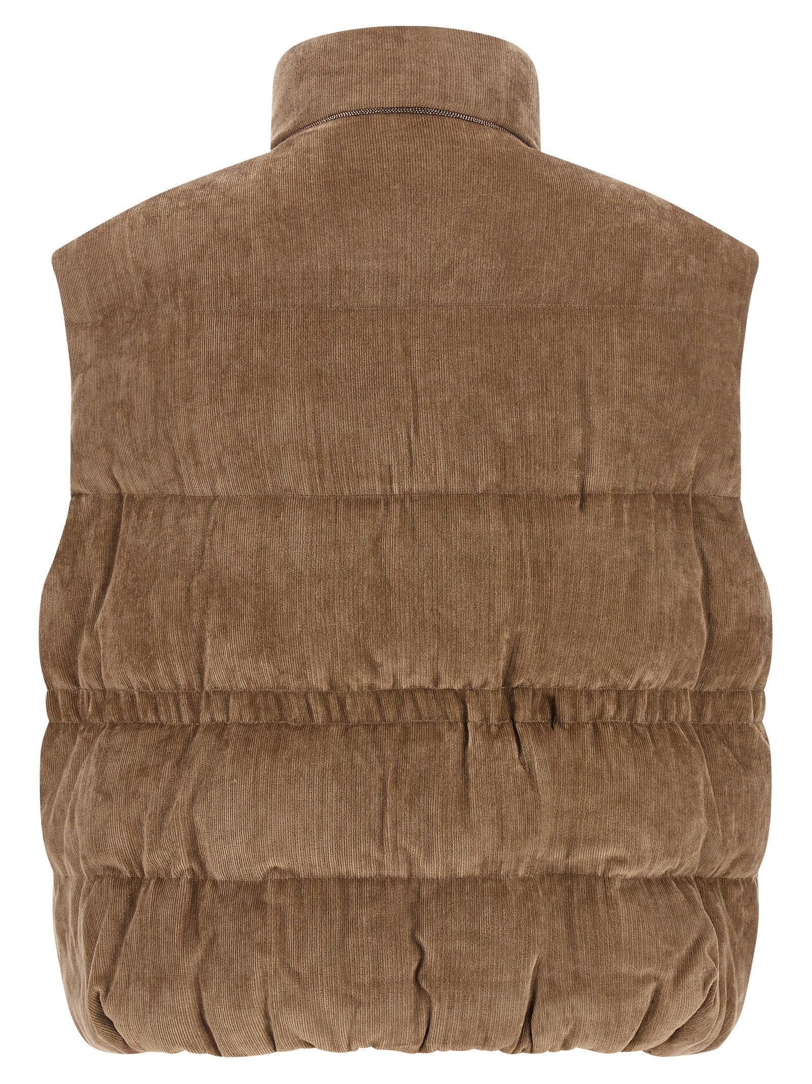 Brunello Cucinelli Corduroy Waistcoat – 93% viscose 7% cachemire - view 2