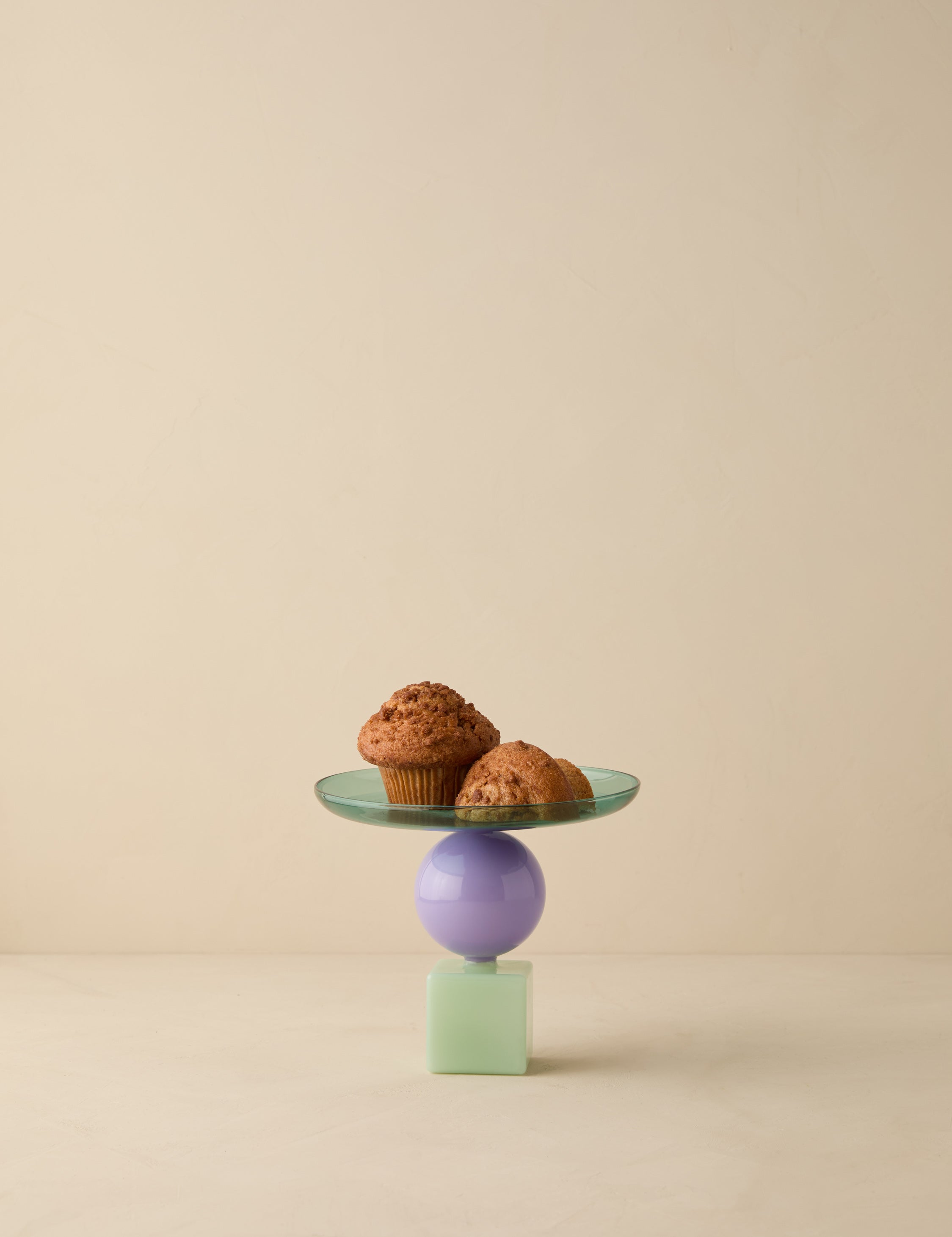Lulu and Georgia Geo Cake Stand by Fazeek – Purple