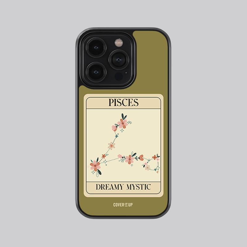 Cover It Up Pisces Zodiac Glass Case