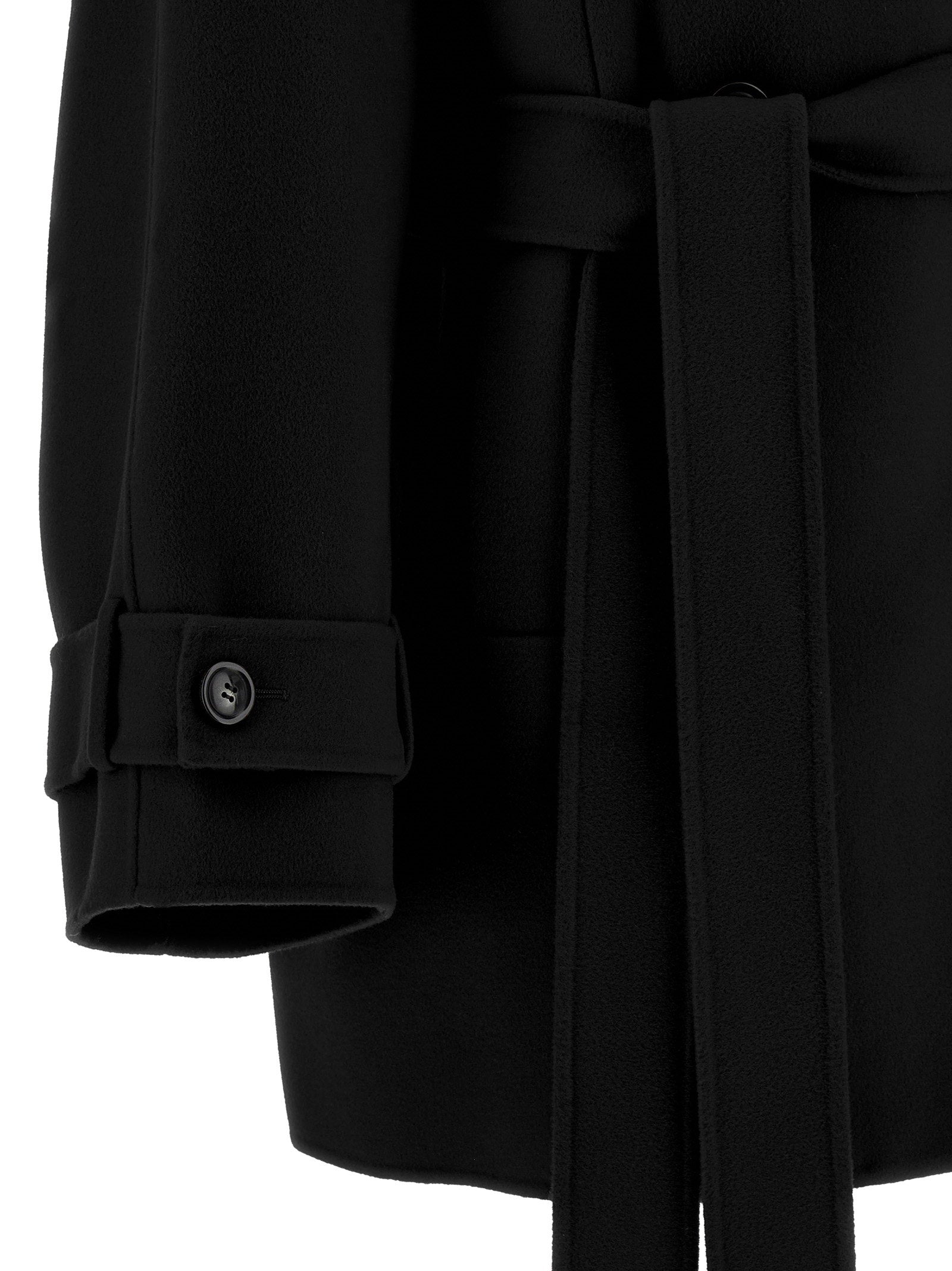 Sportmax Bouquet1234 Trench Coat – 100% virgin wool - view 4