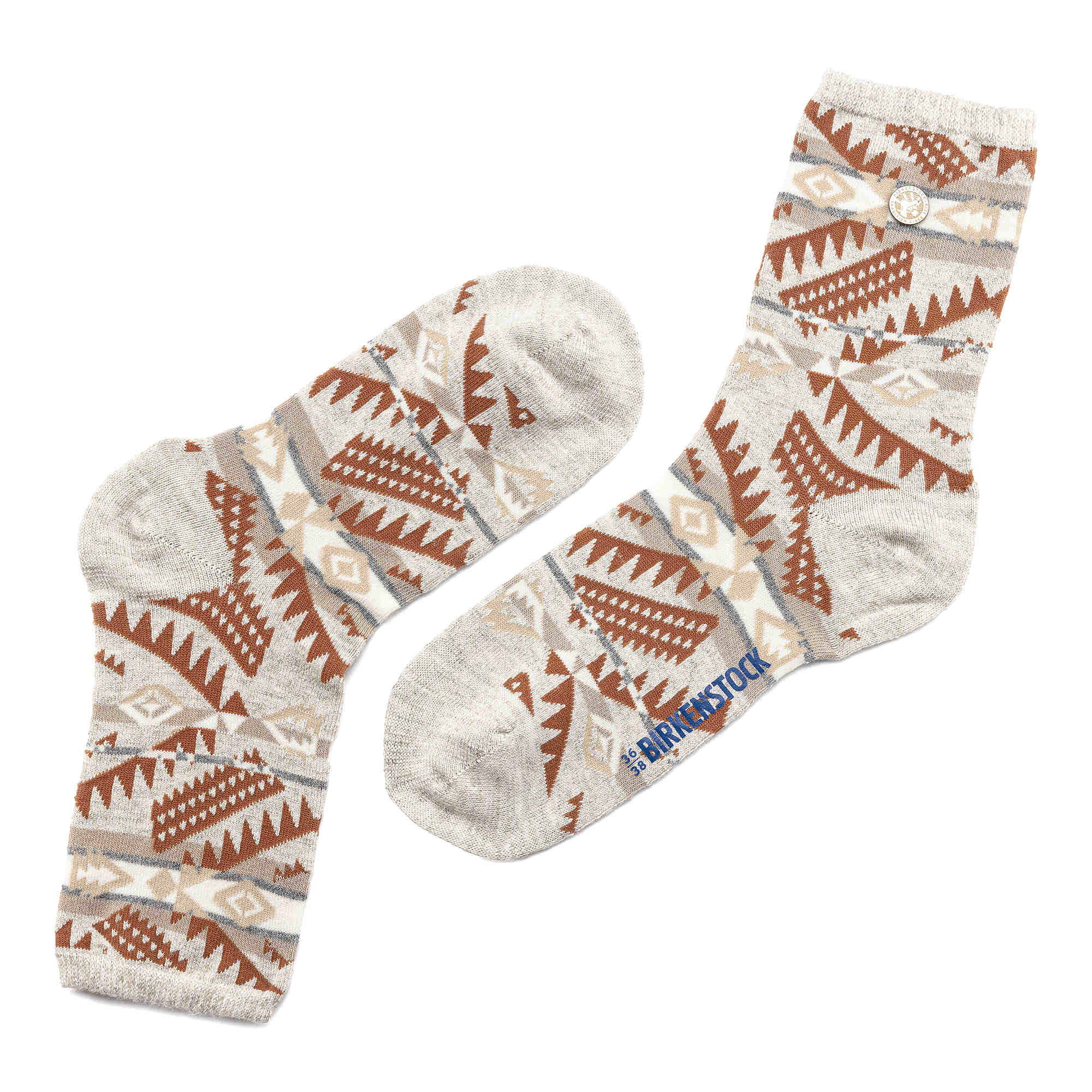 Birkenstock Linen Socks – White White/Eggshell - view 2