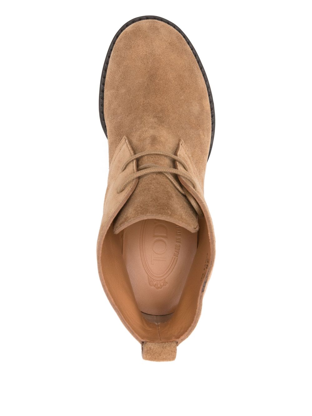 Tod's Suede lace-up ankle boots – Suede 100% - view 2