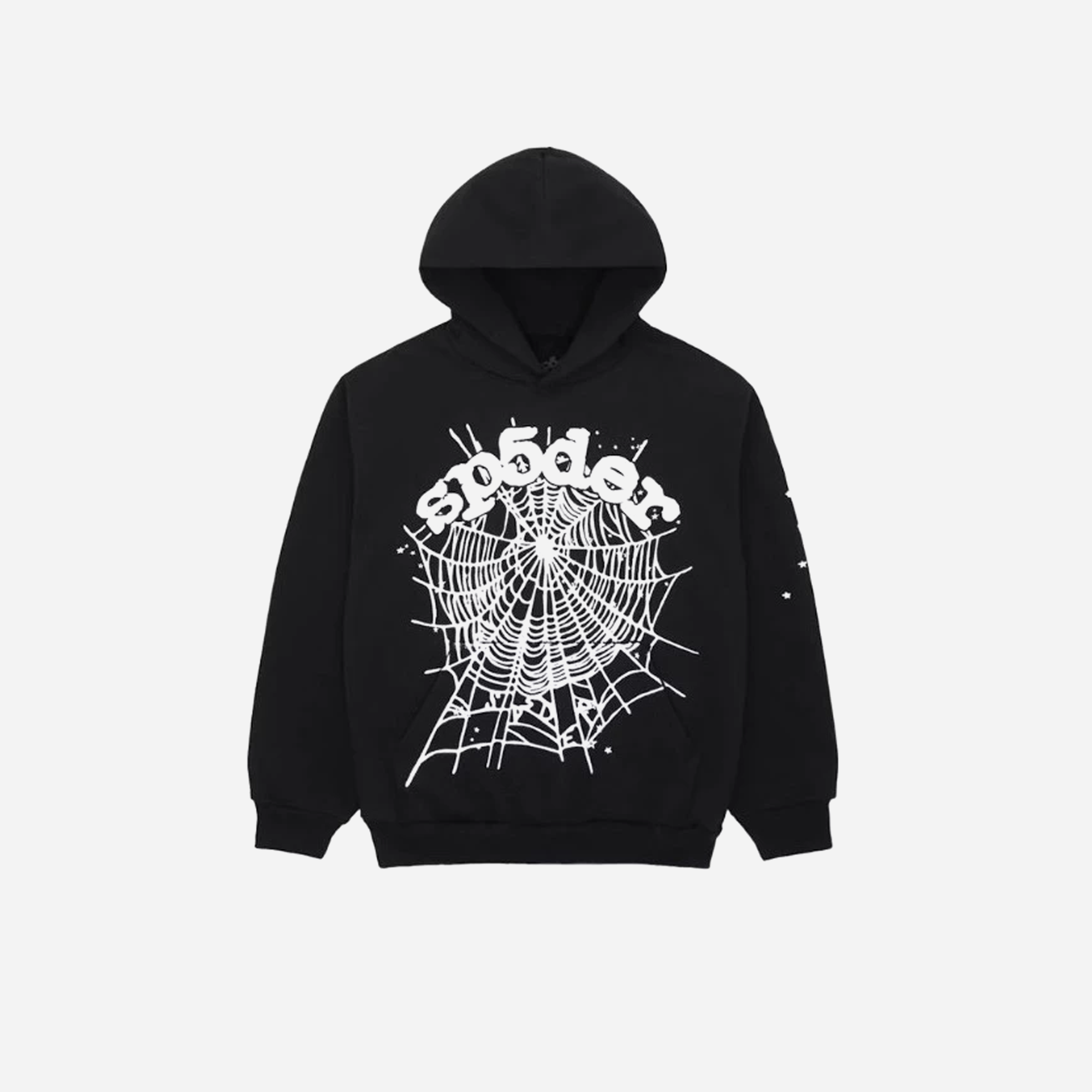 Sp5der OG Web Hoodie Black