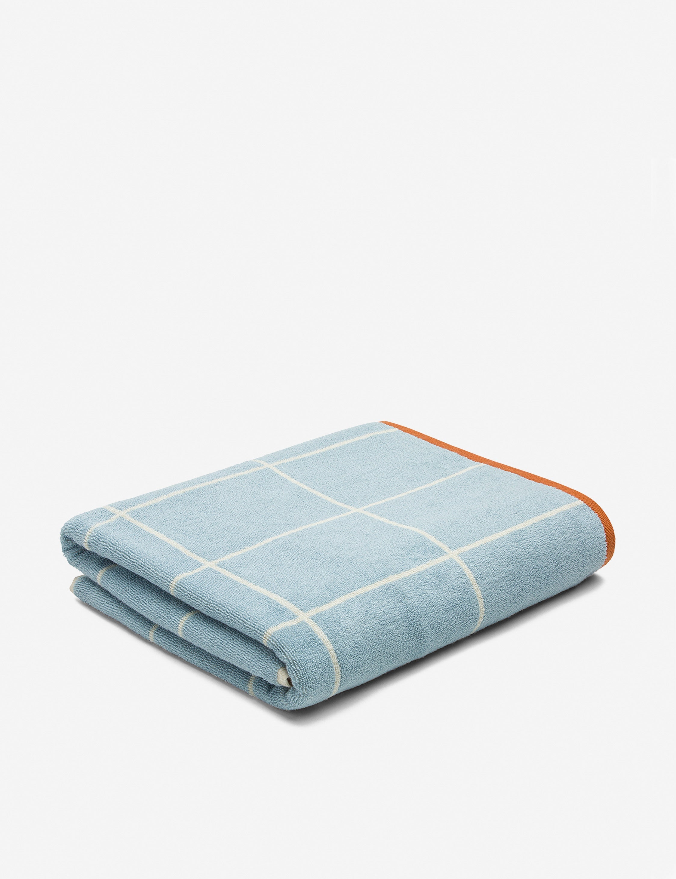Lulu and Georgia Grid Organic Cotton Towel by House No. 23 - view 2