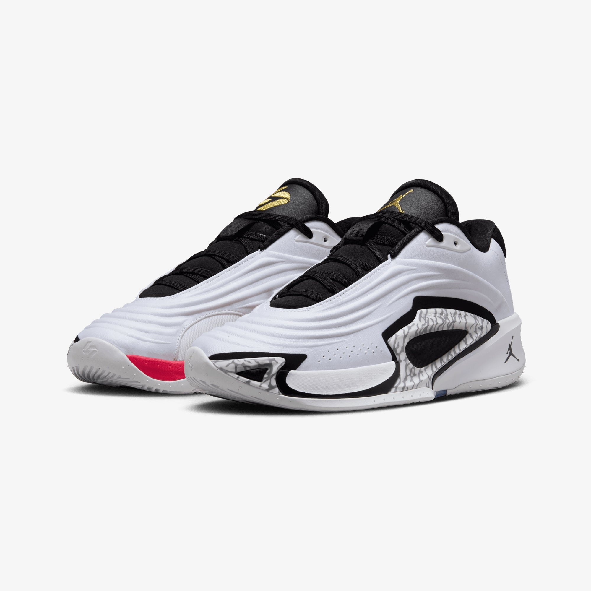 Jordan | Luka 3 Pf "motorsport" { White/metallic Gold-black-red Orbit - view 3