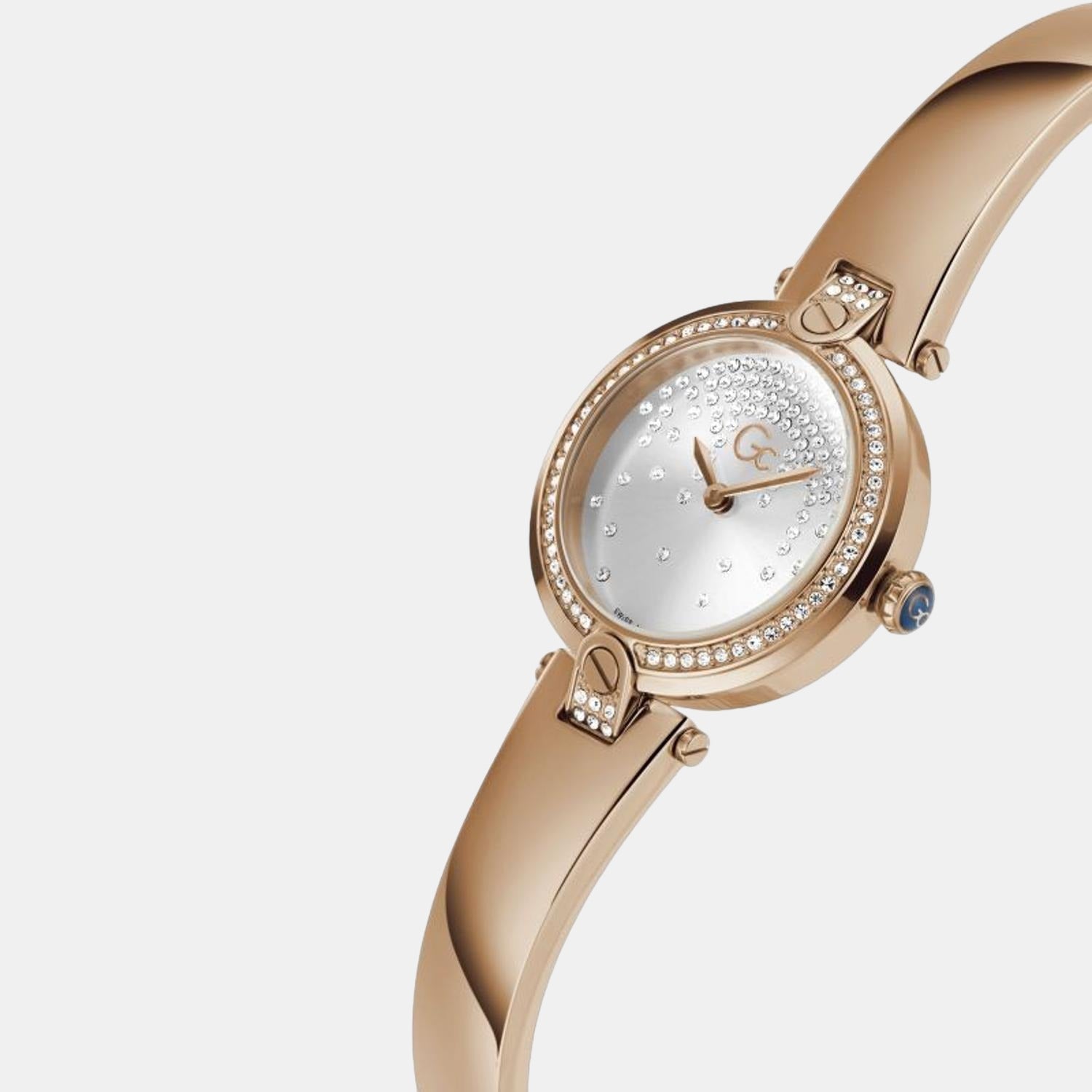 GC Fusion Bangle Women Quartz Silver Dial Analog Stainless Steel Watch Z10002L1MF - view 4
