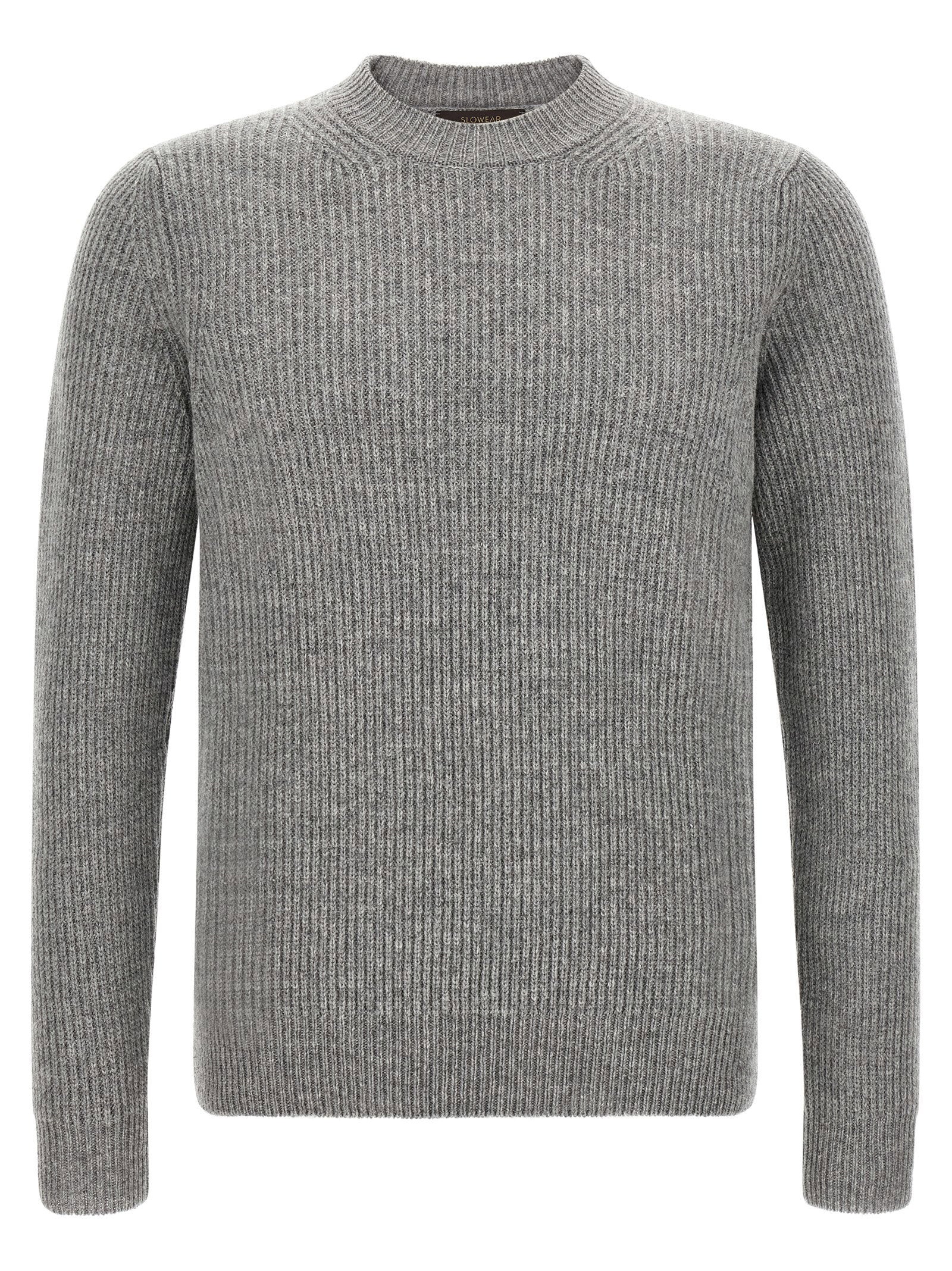 Zanone Ribbed Sweater – 100% virgin wool