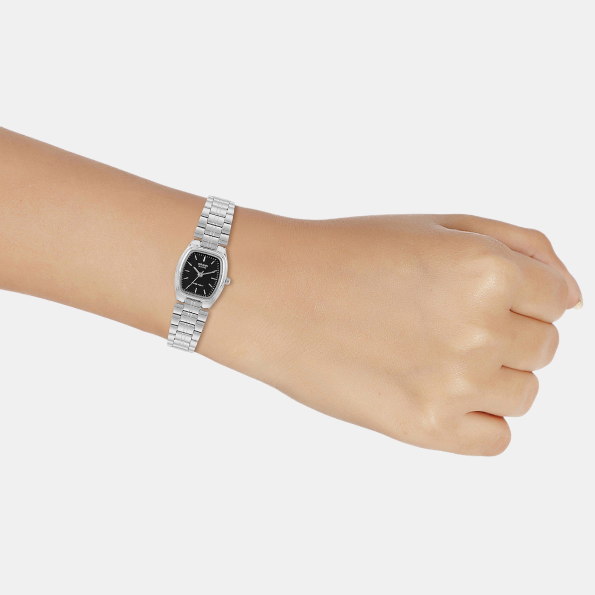 Casio Enticer Women Quartz Black Dial Analog Stainless Steel Watch A2270 - view 7
