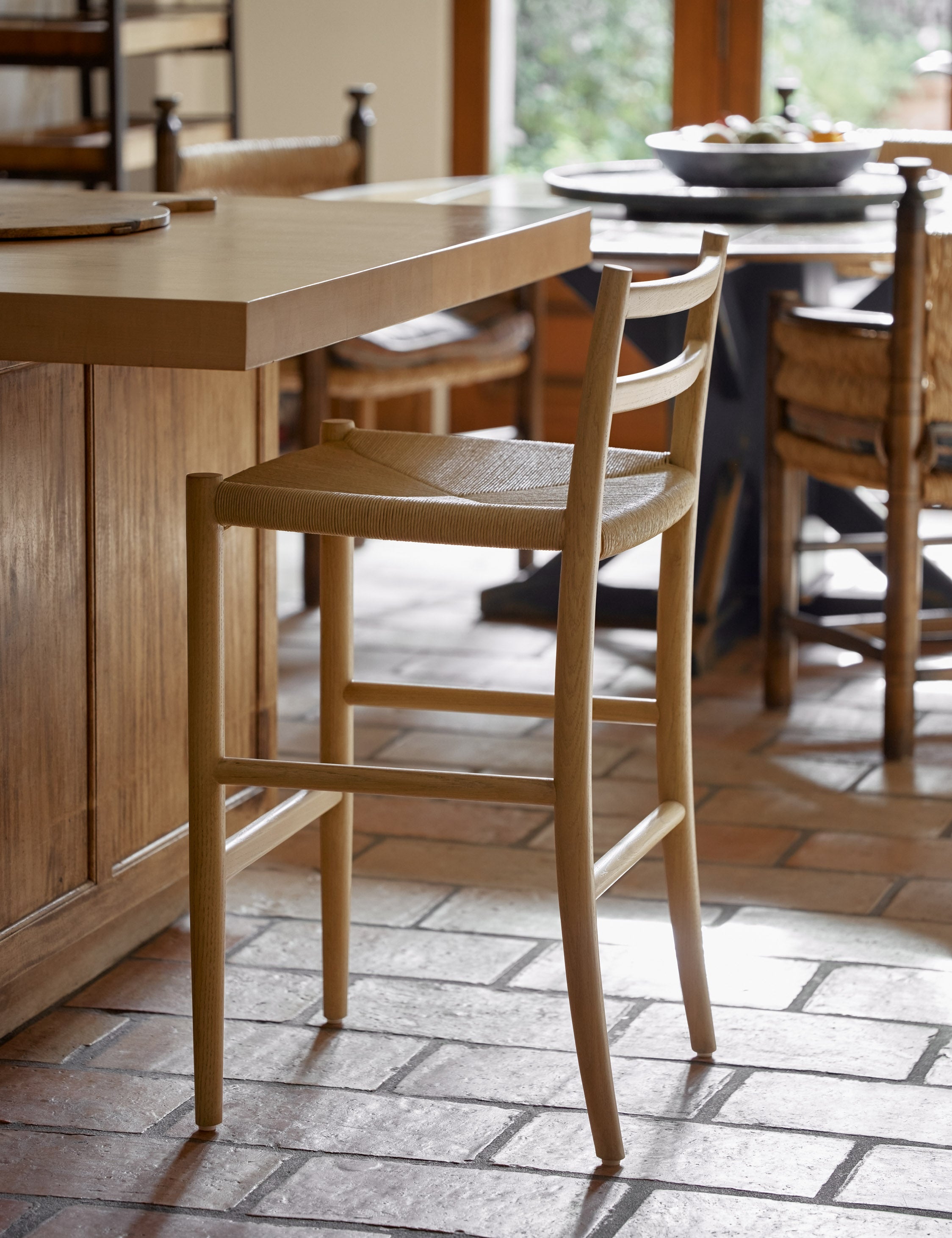 Lulu and Georgia Nicholson Counter Stool – Natural Oak - view 2