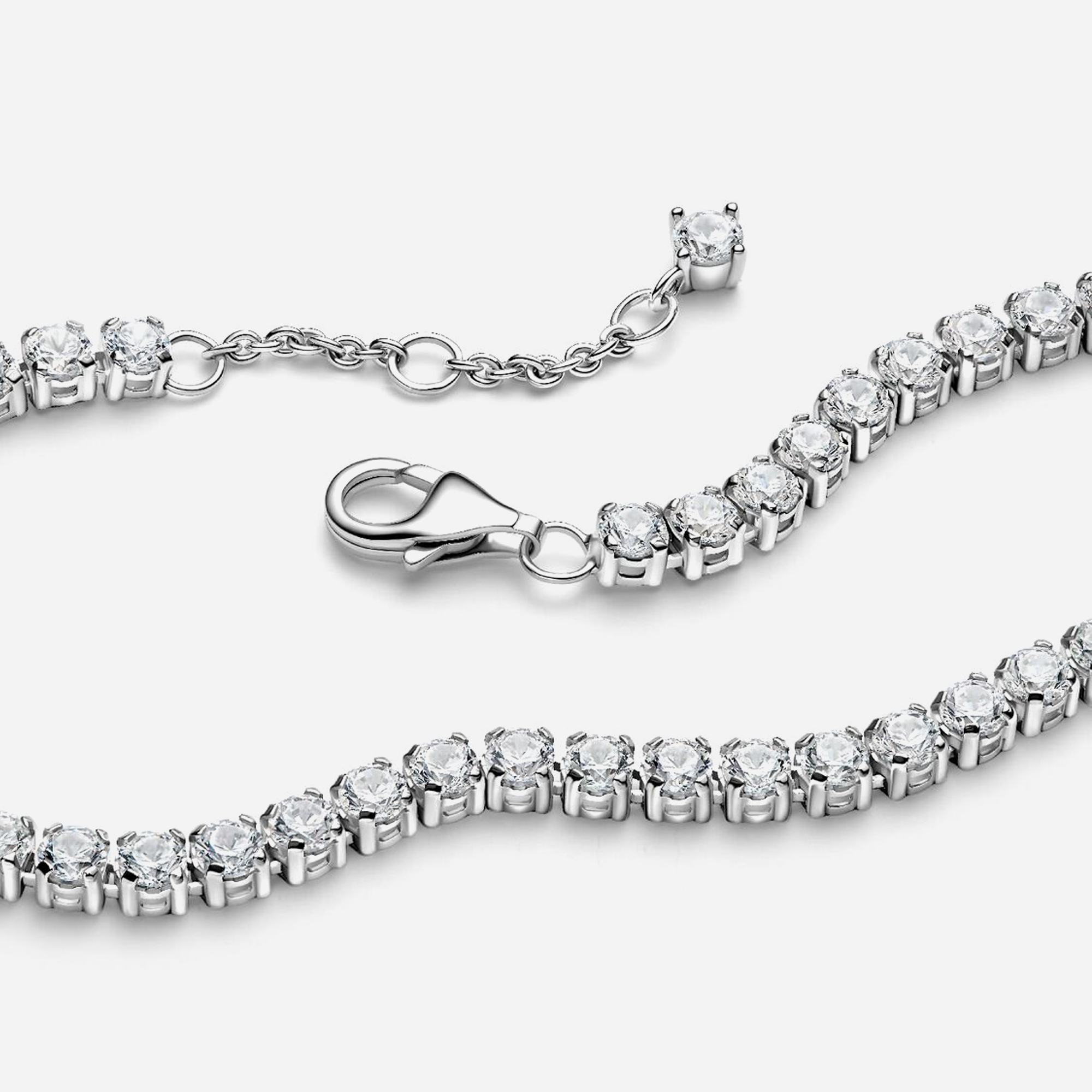 Pandora Sparkling Tennis Bracelet Sterling Silver - view 2