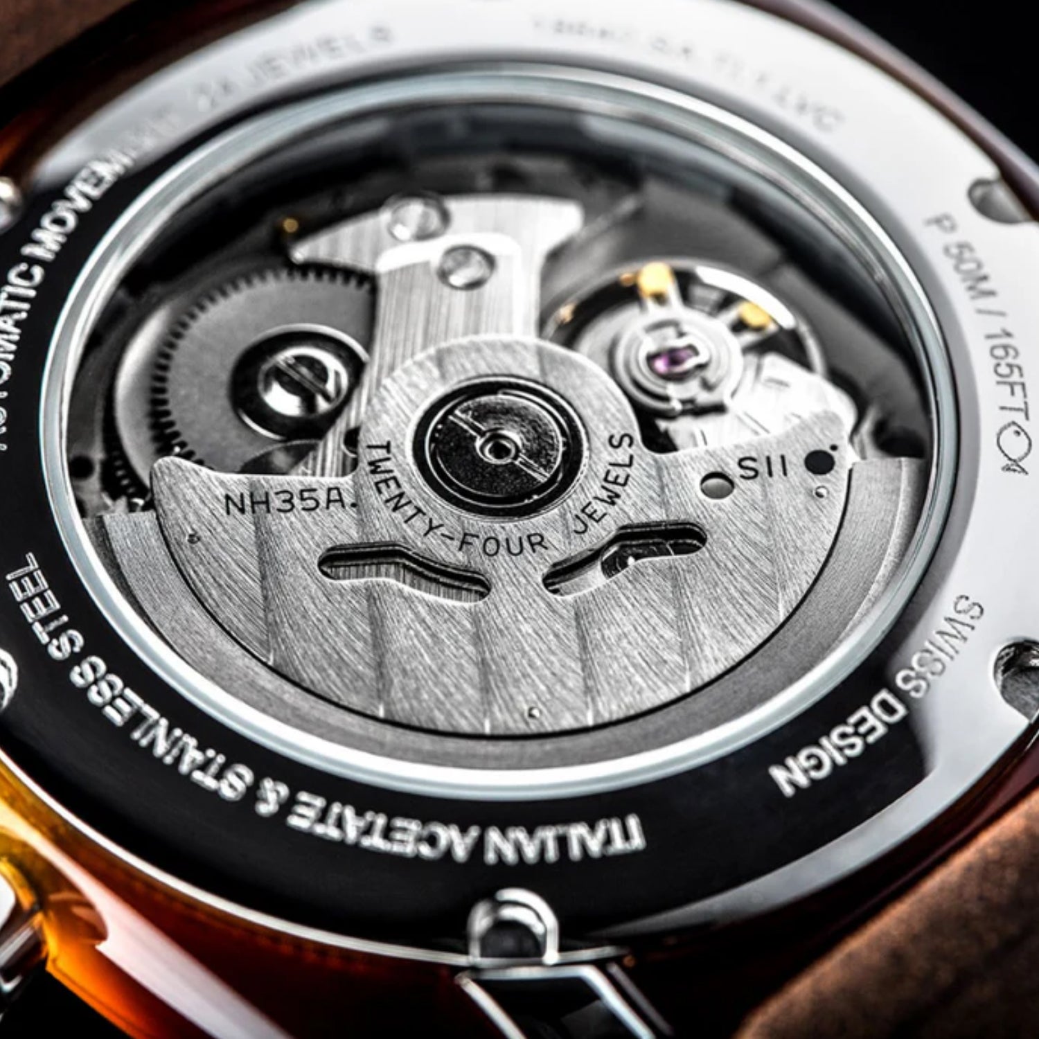 Briston Clubmaster Iconic Men Automatic Black Dial Analog Leather Watch 18740.SA.TI.1.LVC - view 2