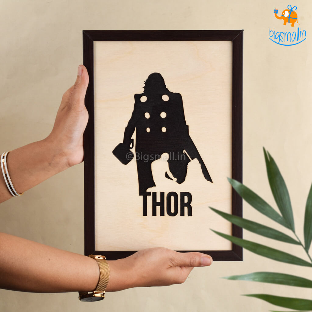 Bigsmall_cc Thor Engraved Wooden Frame - view 2