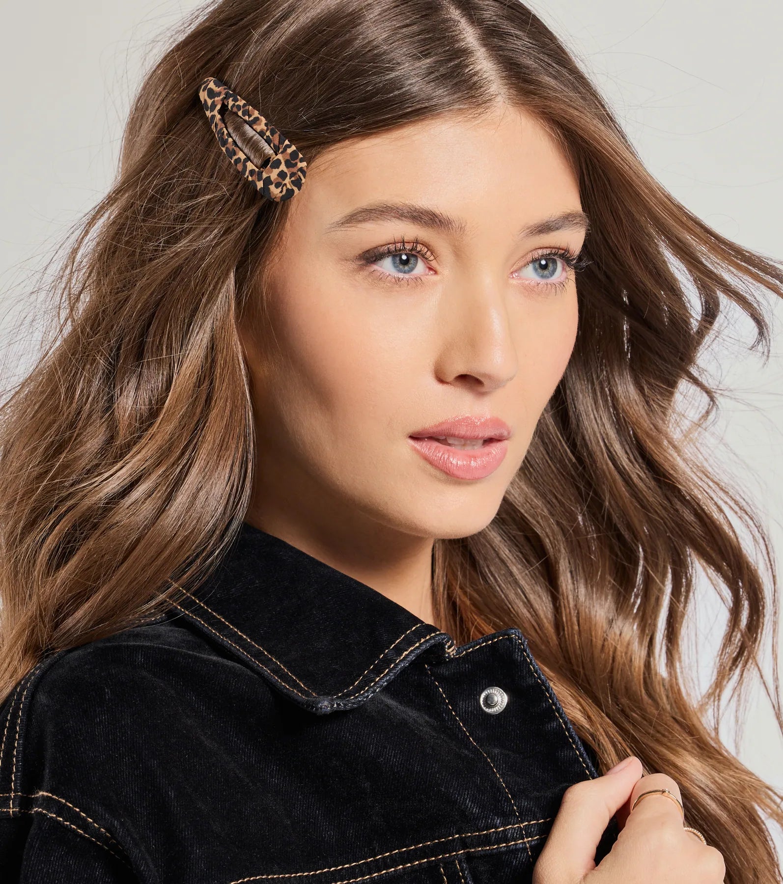 Windsor Wildly Chic Leopard Print Hair Clip Multipack - view 2