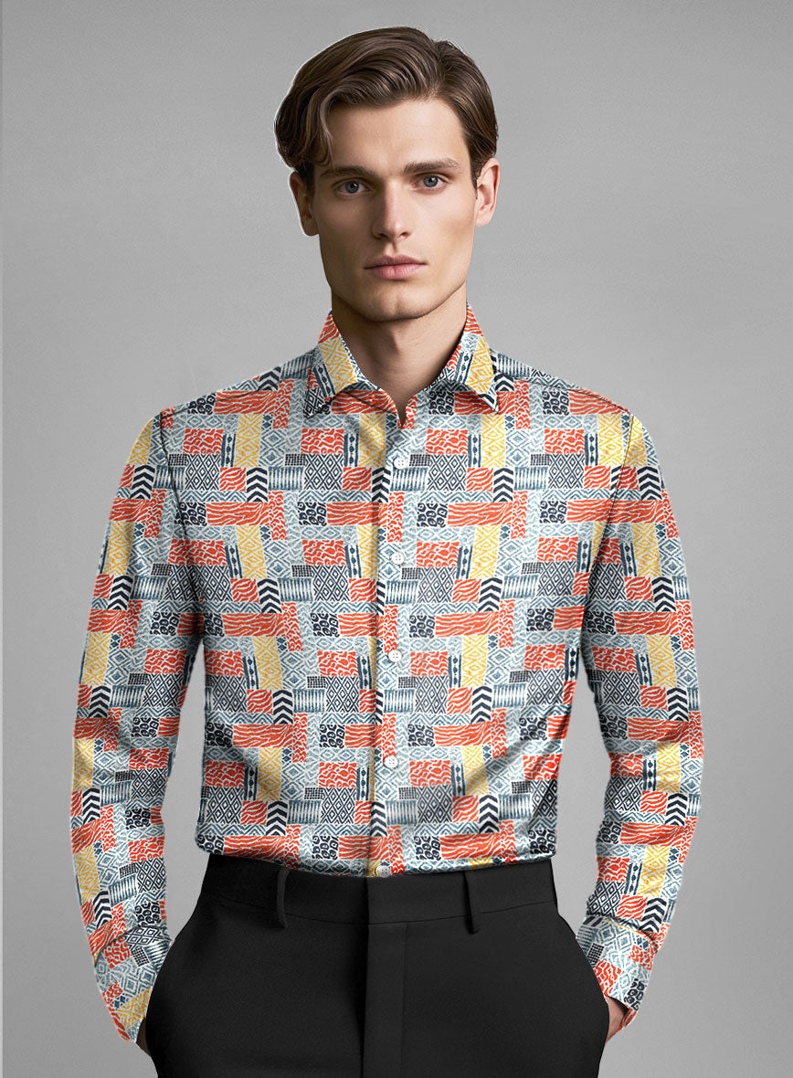 StudioSuits Ikatina Silk Cotton Shirt - view 3