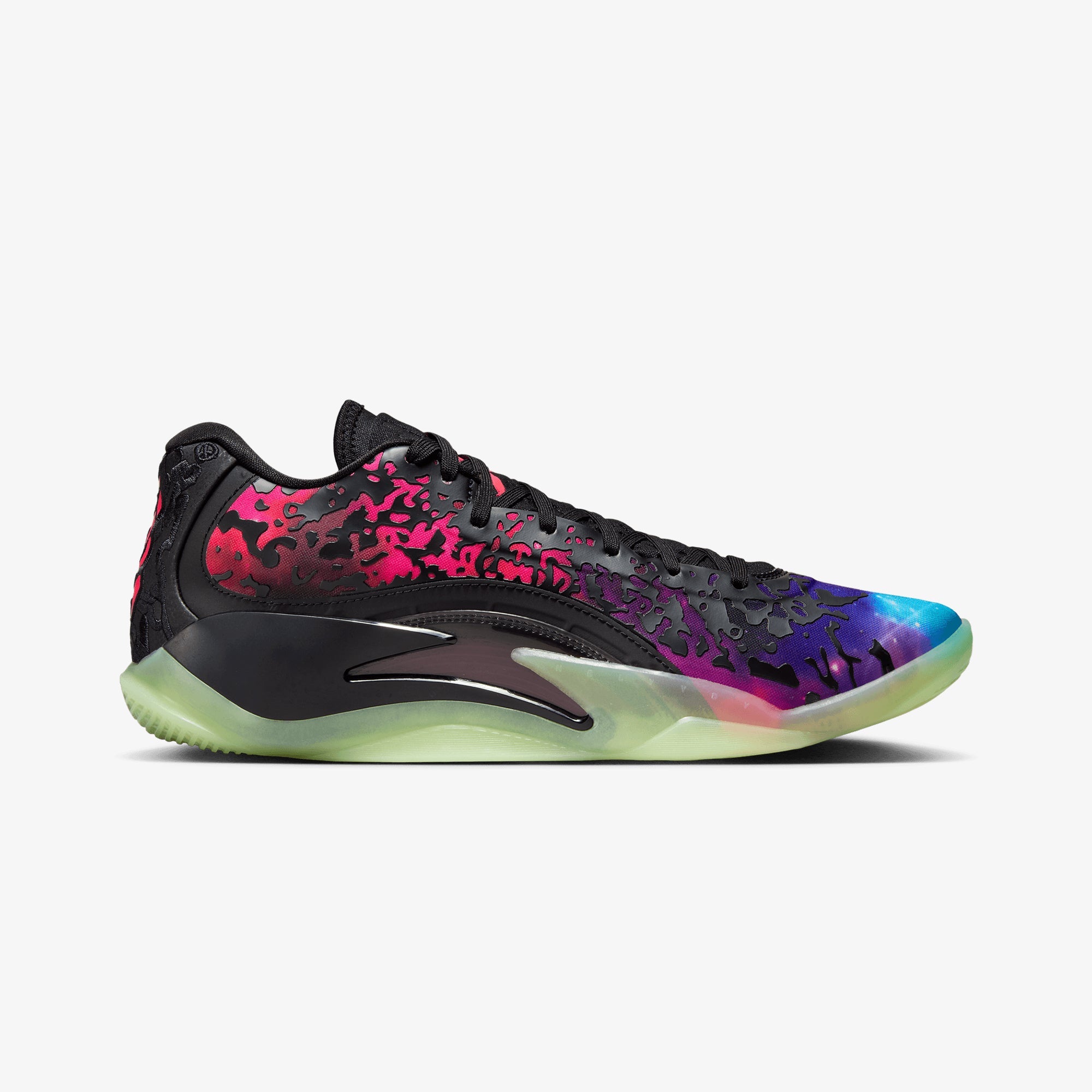 Jordan | Zion 3 Pf { Black/solar Red-vivid Purple-barely Volt