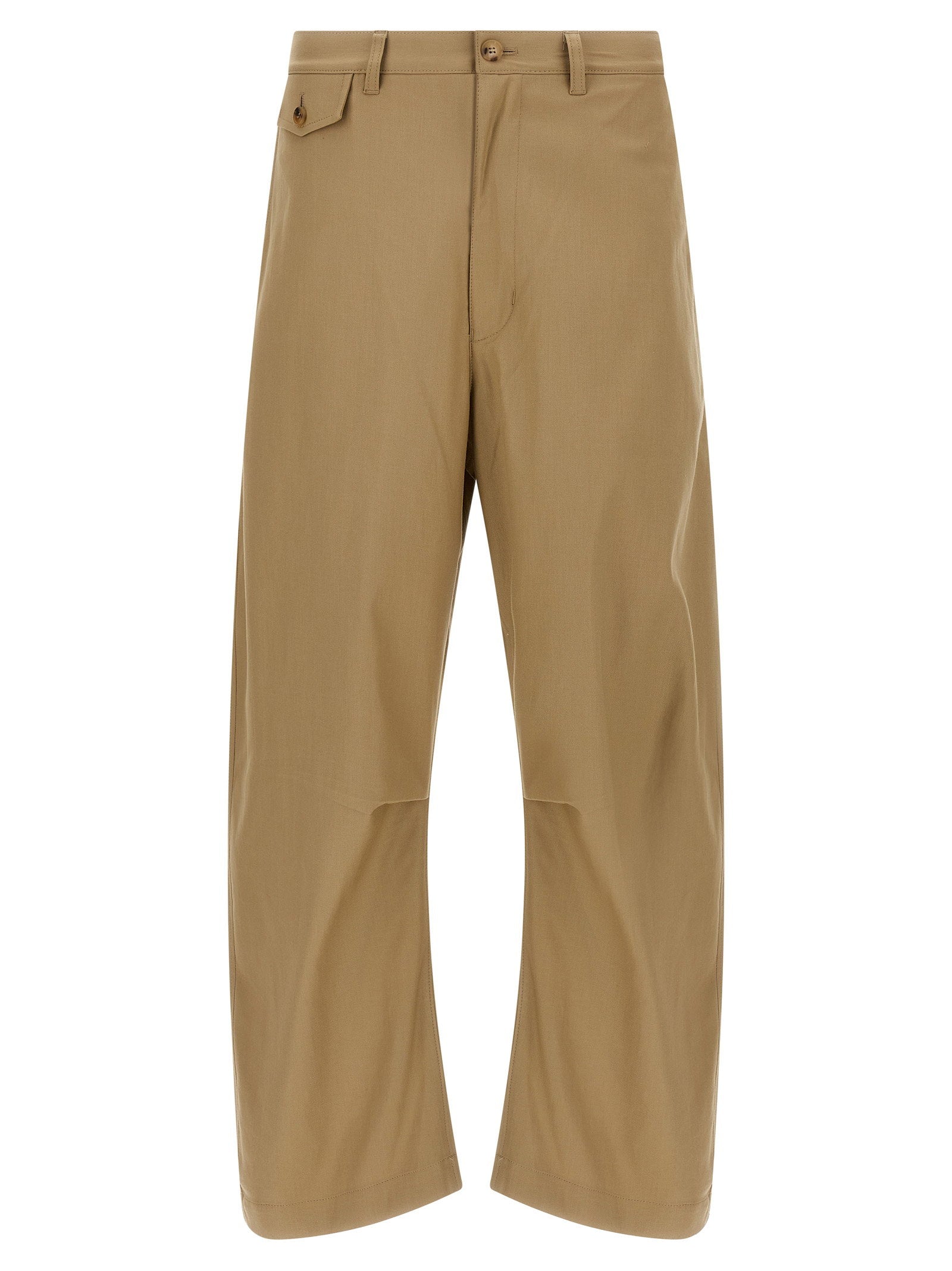 Comme Des Garҫons Homme Curved Leg Pants – 100% cotton