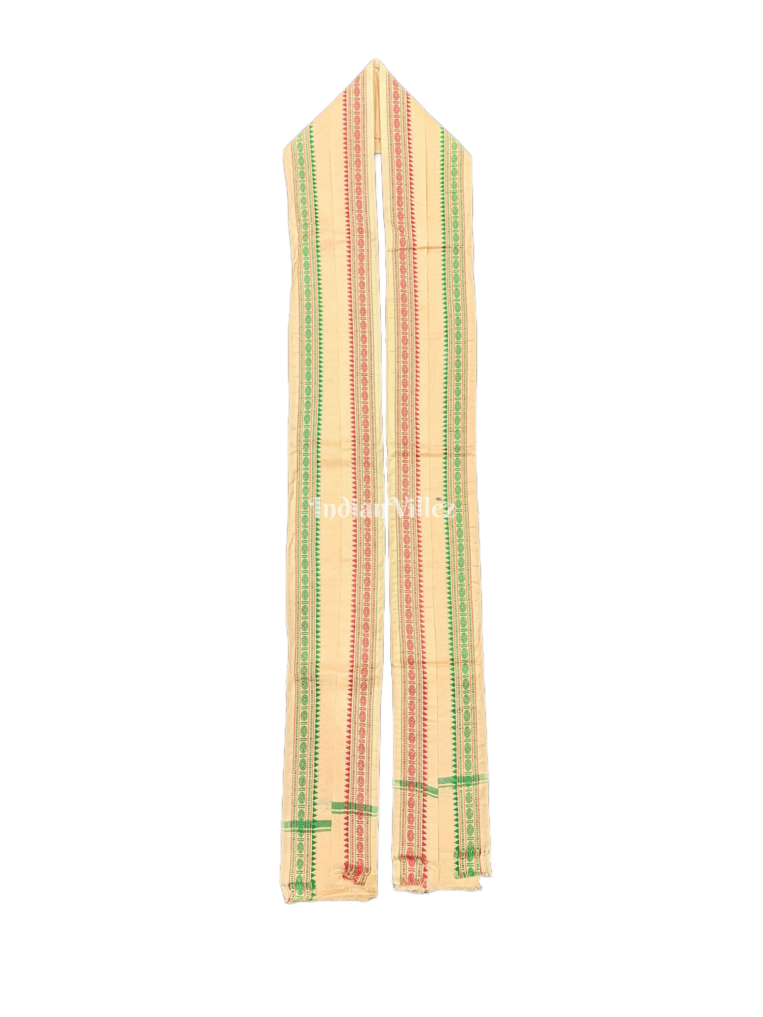 IndianVillèz Premium Handwoven Cotton Uttariya for Men - view 2