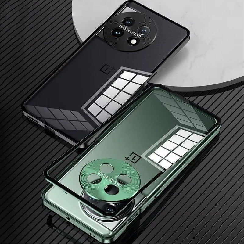 Million Cases OnePlus 12 Aluminium Alloy Metal Frame Glass Case - view 4