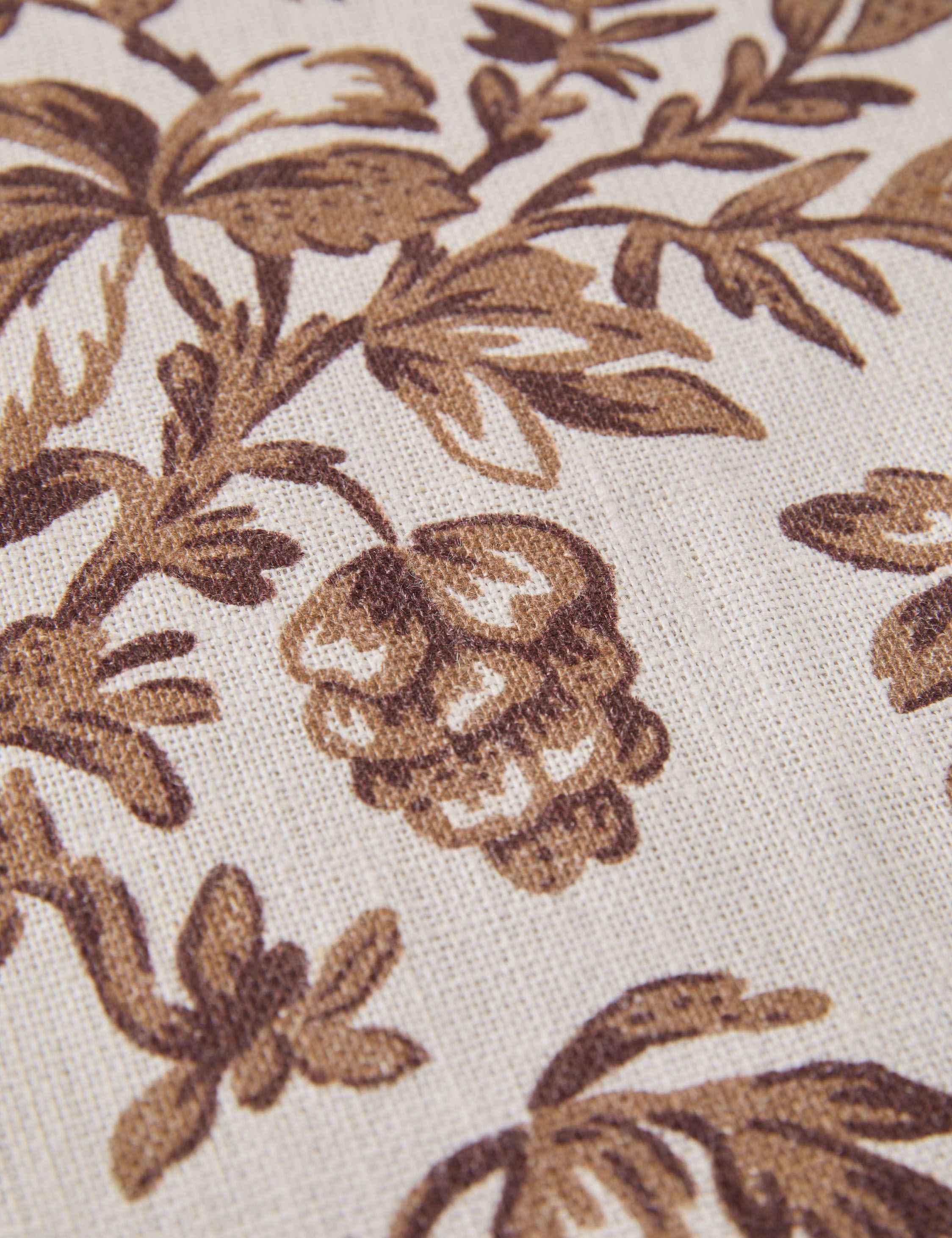 Lulu and Georgia Willemark Linen Fabric – Brown - view 4