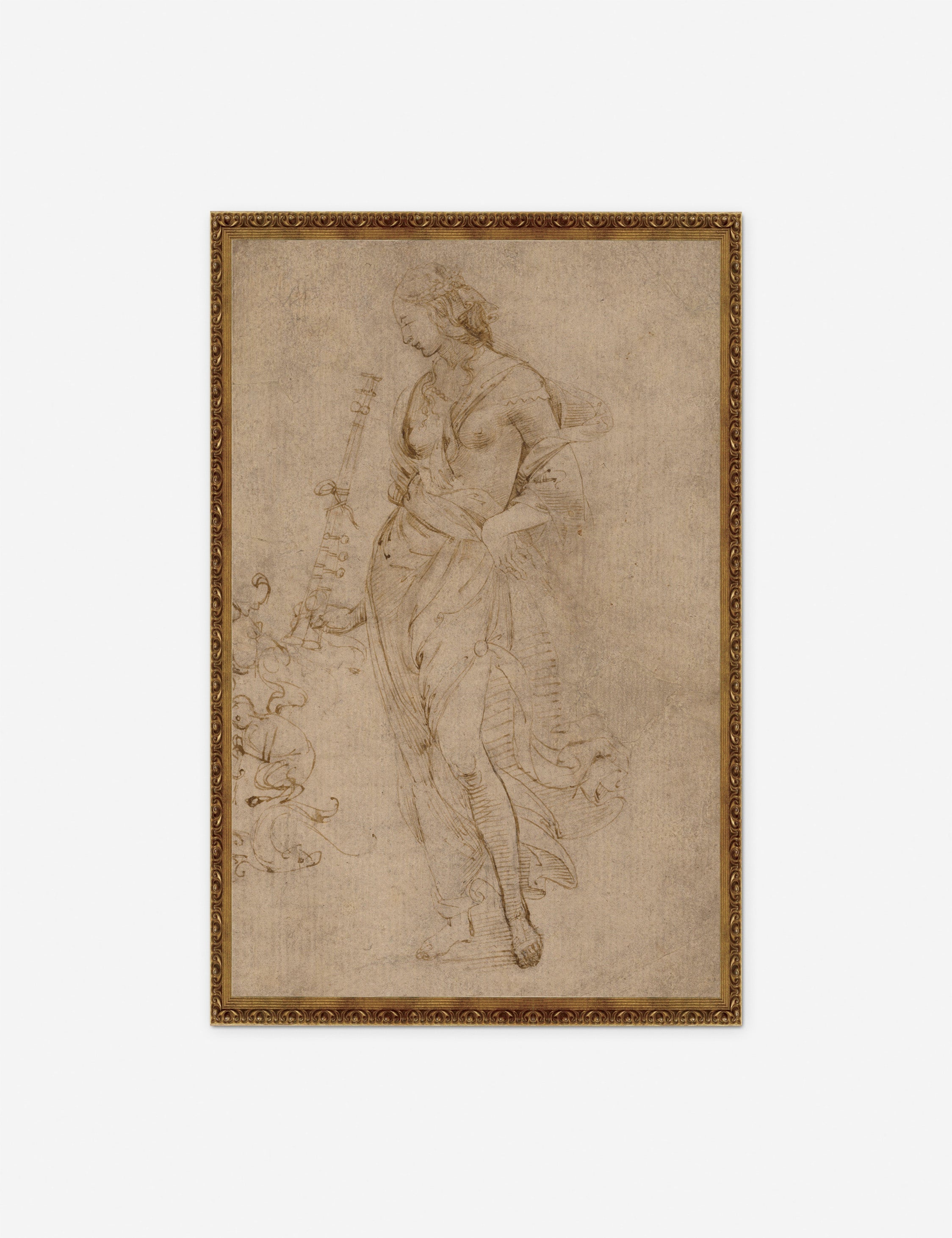 Lulu and Georgia Female Figure with a Tibia Print by Raphael - view 2