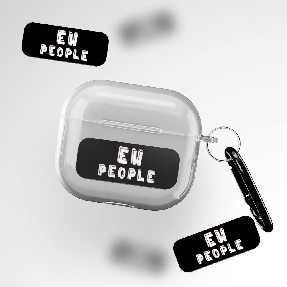 Cover It Up Ew people Clear Airpods Pro 2 Case Covers - view 2
