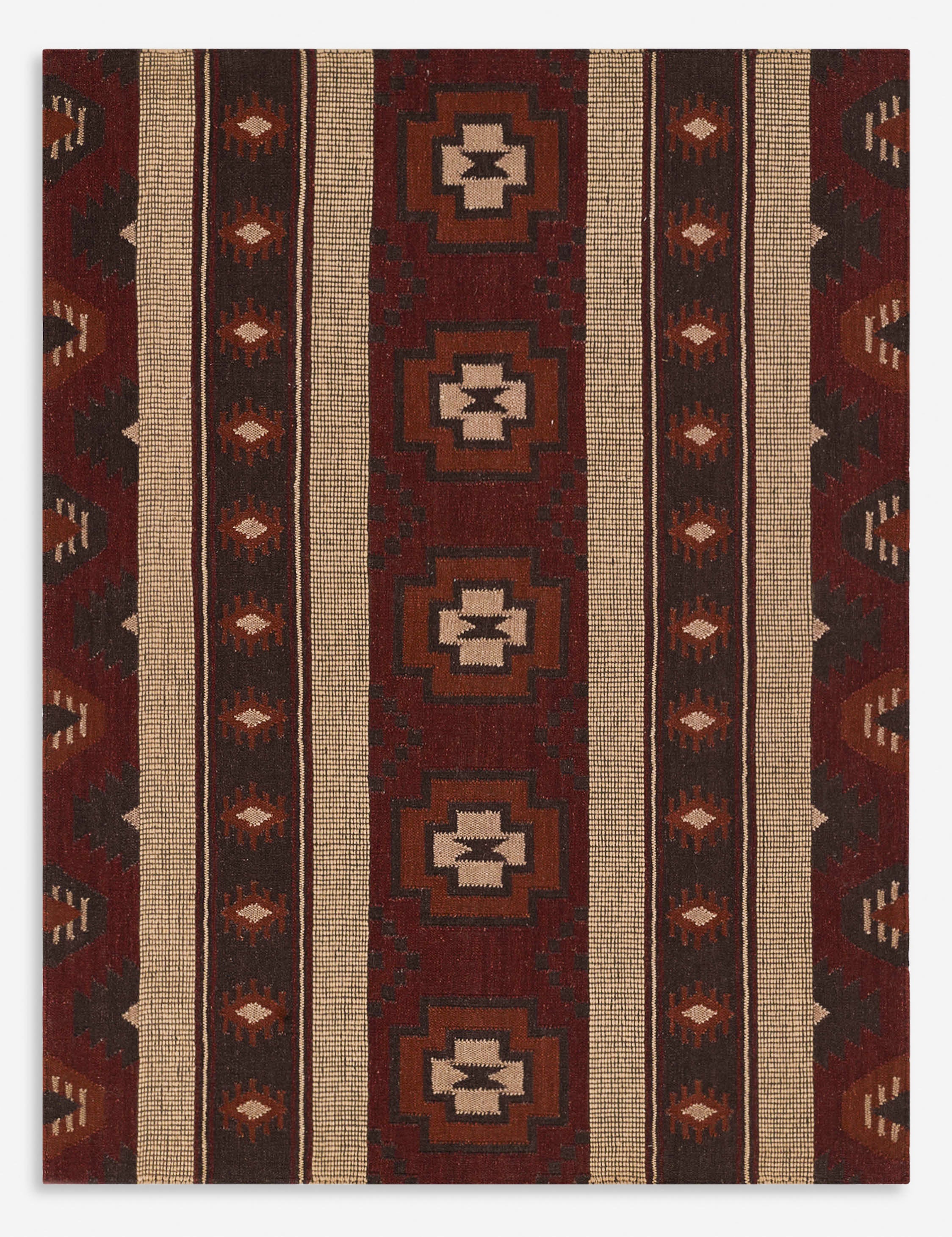 Lulu and Georgia Batten Flatweave Wool Rug