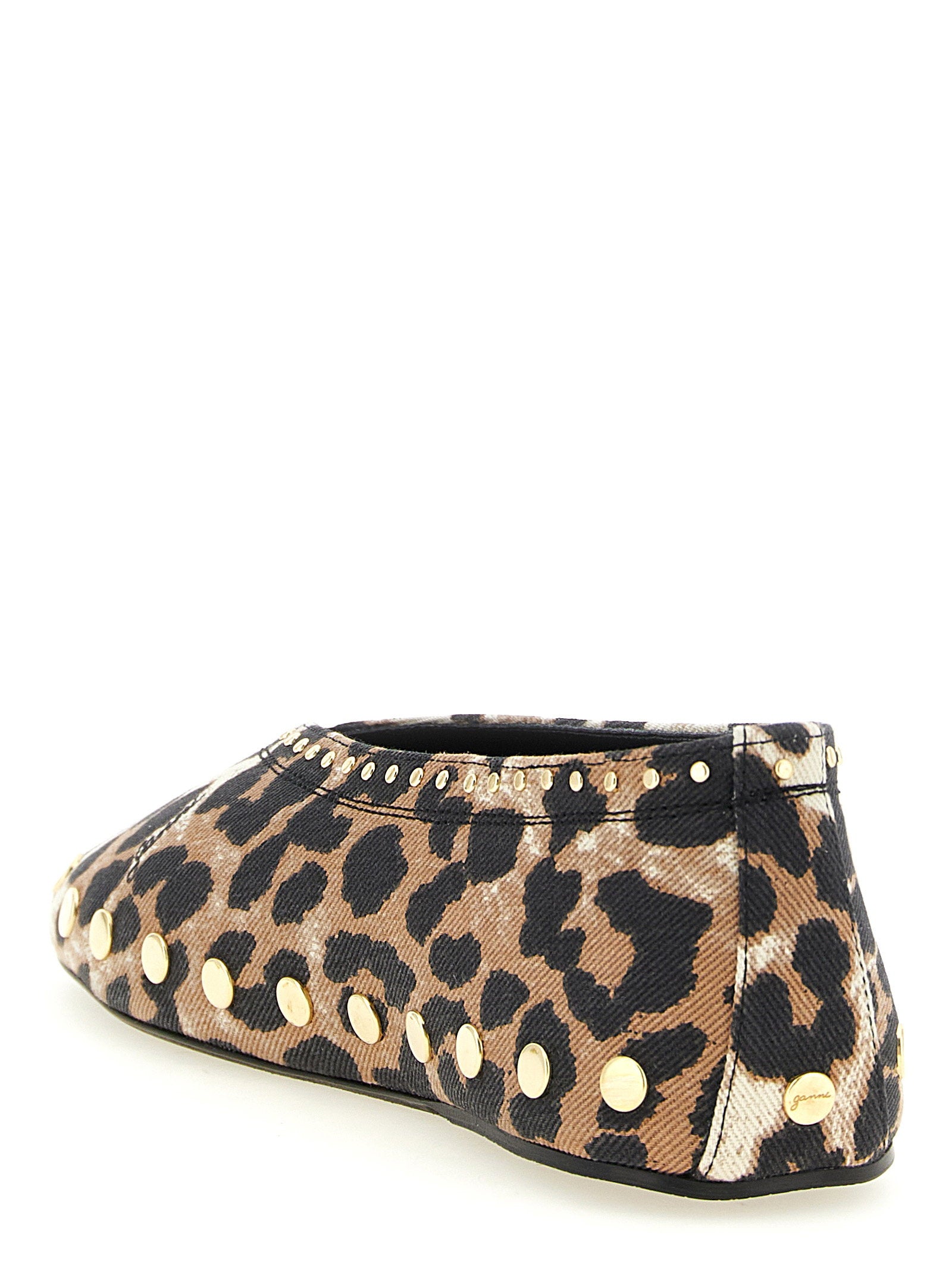 Ganni Jenny Ballet Flats – 99% cotton, 1% elastane - view 3