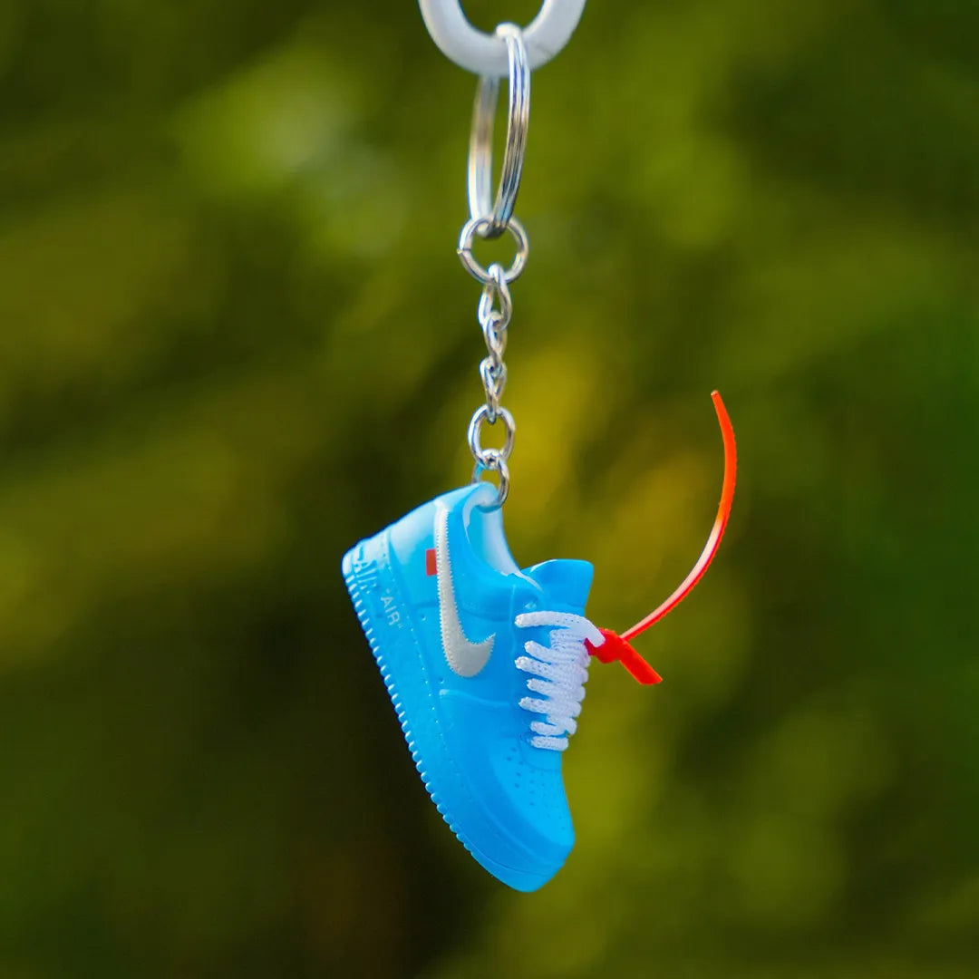 Kicks Machine 3D sneaker keychain Nike AF1 x Off-White Unc