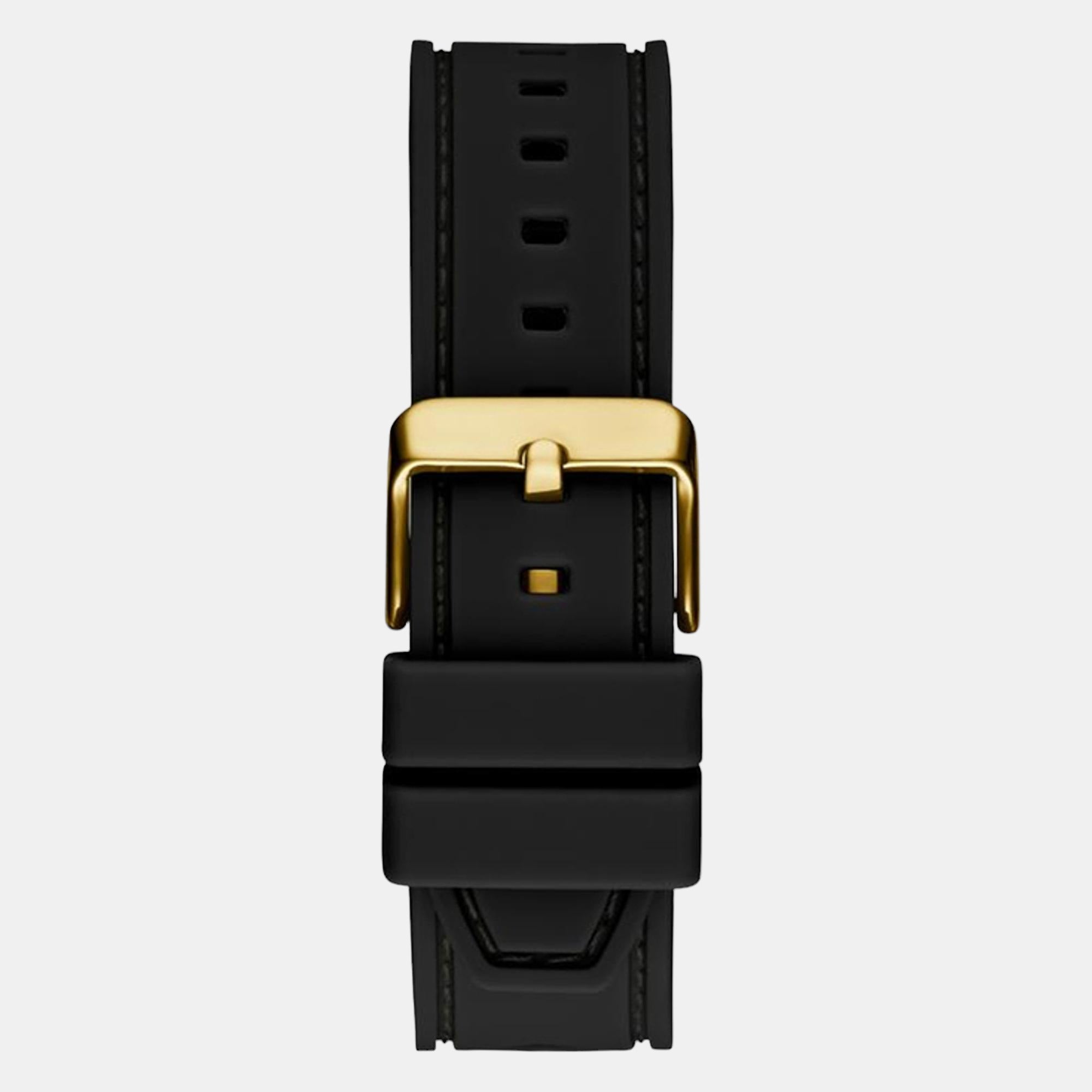 Guess Front-Runner Men Quartz Black Dial Multi-Function Silicone Watch GW0577G2 - view 2