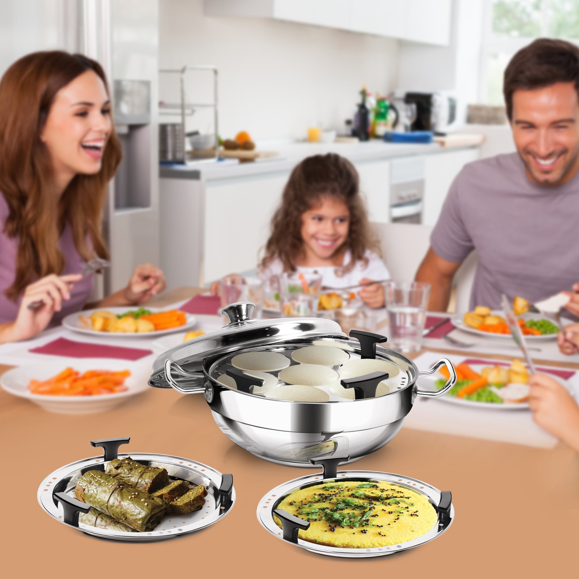 Multi Kadhai With Lid (Milton Procook) – Silver - view 6