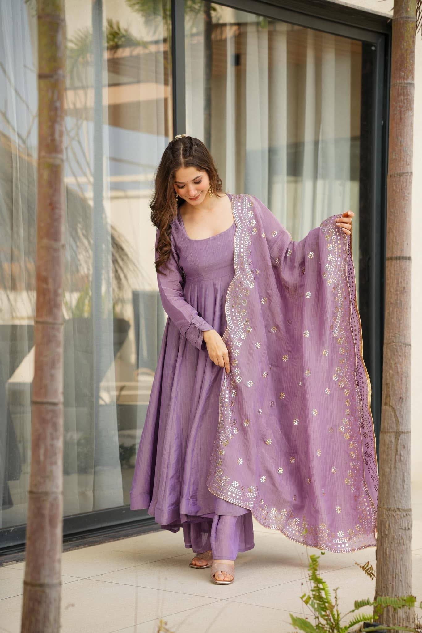 Idaho-o Amethyst cosmos aura suit set - view 3