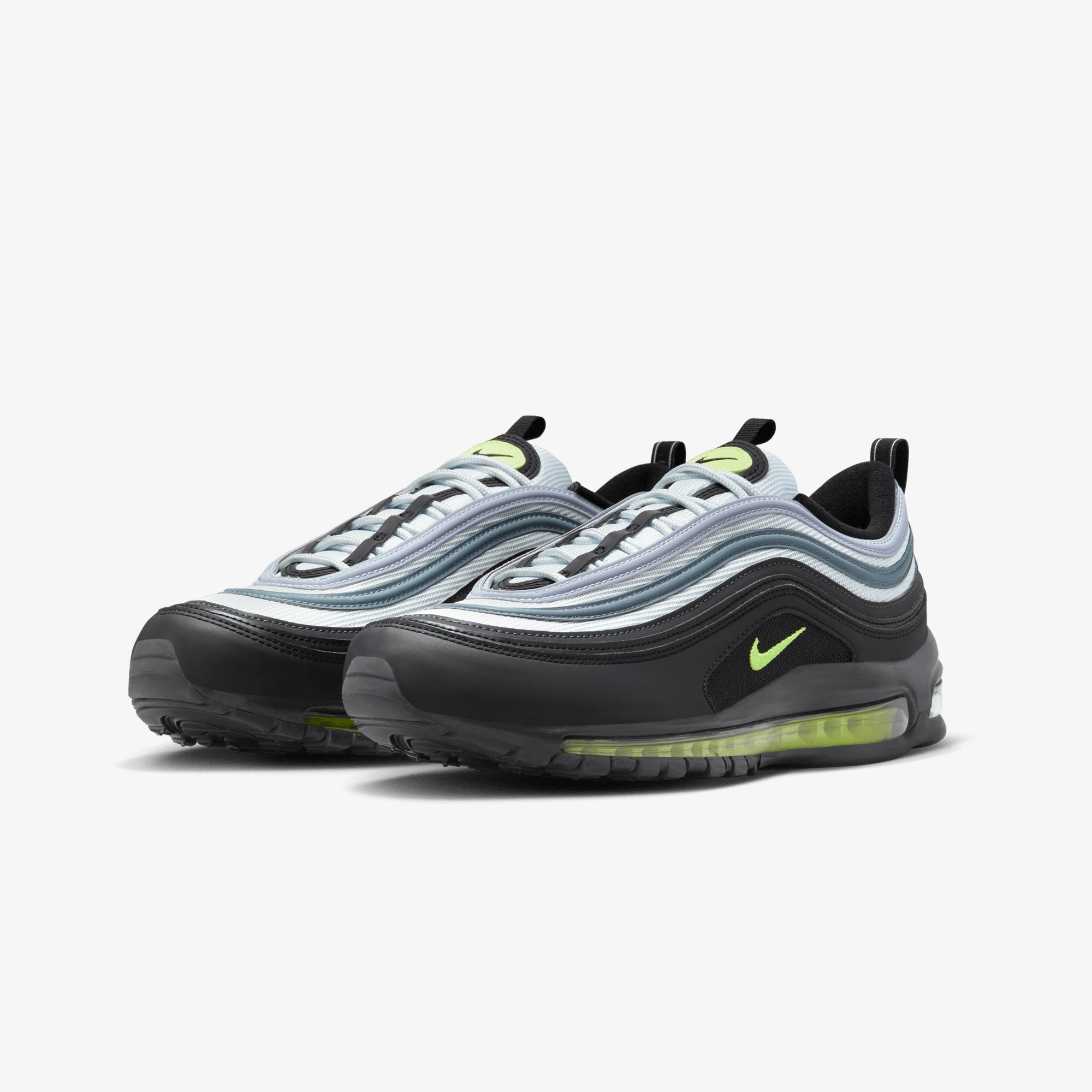 Nike | AIR MAX 97 { PURE PLATINUM/VOLT-BLACK-WHITE