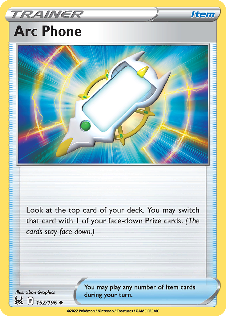 Uncommon swsh11-152 reverse – Pokémon Arc Phone - 152/196 - Uncommon [swsh11-152] [Reverse Holo] - Arc Phone - 152/196 - Uncommon