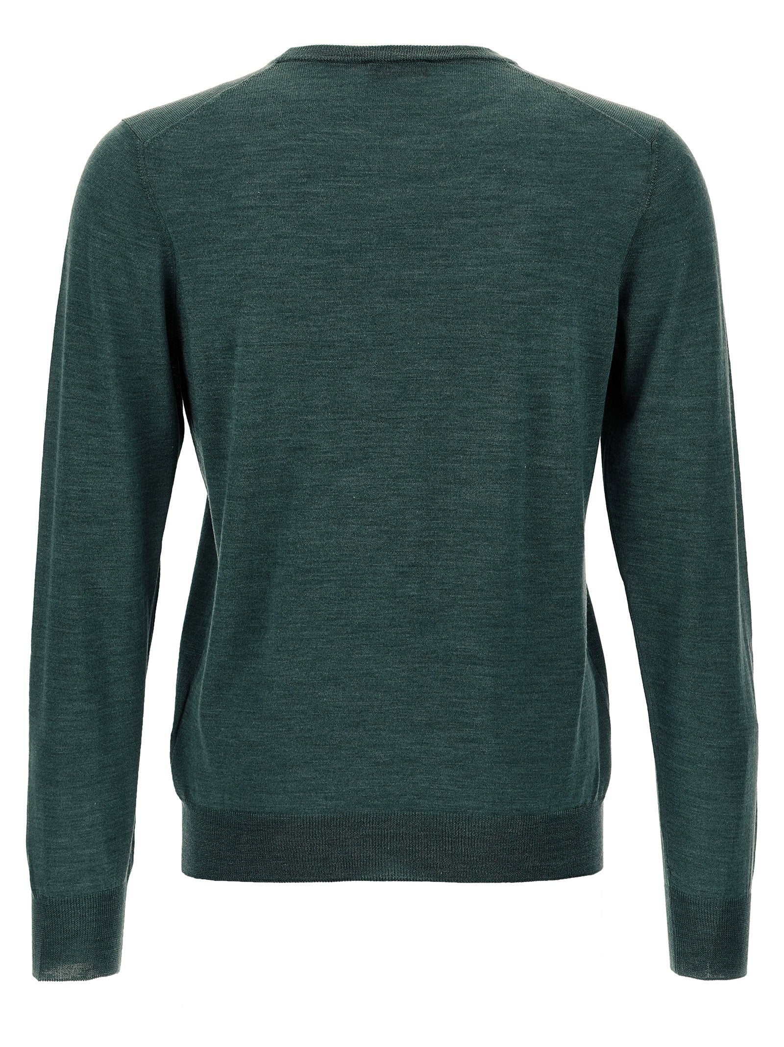 Barba Crew-neck Sweater – 70% wo, 30% si - view 2