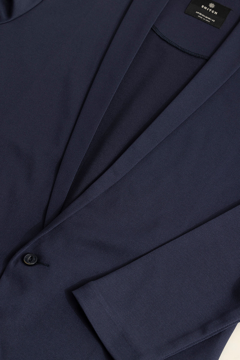 SNITCH Tensile Navy Light Weight Blazer - view 2