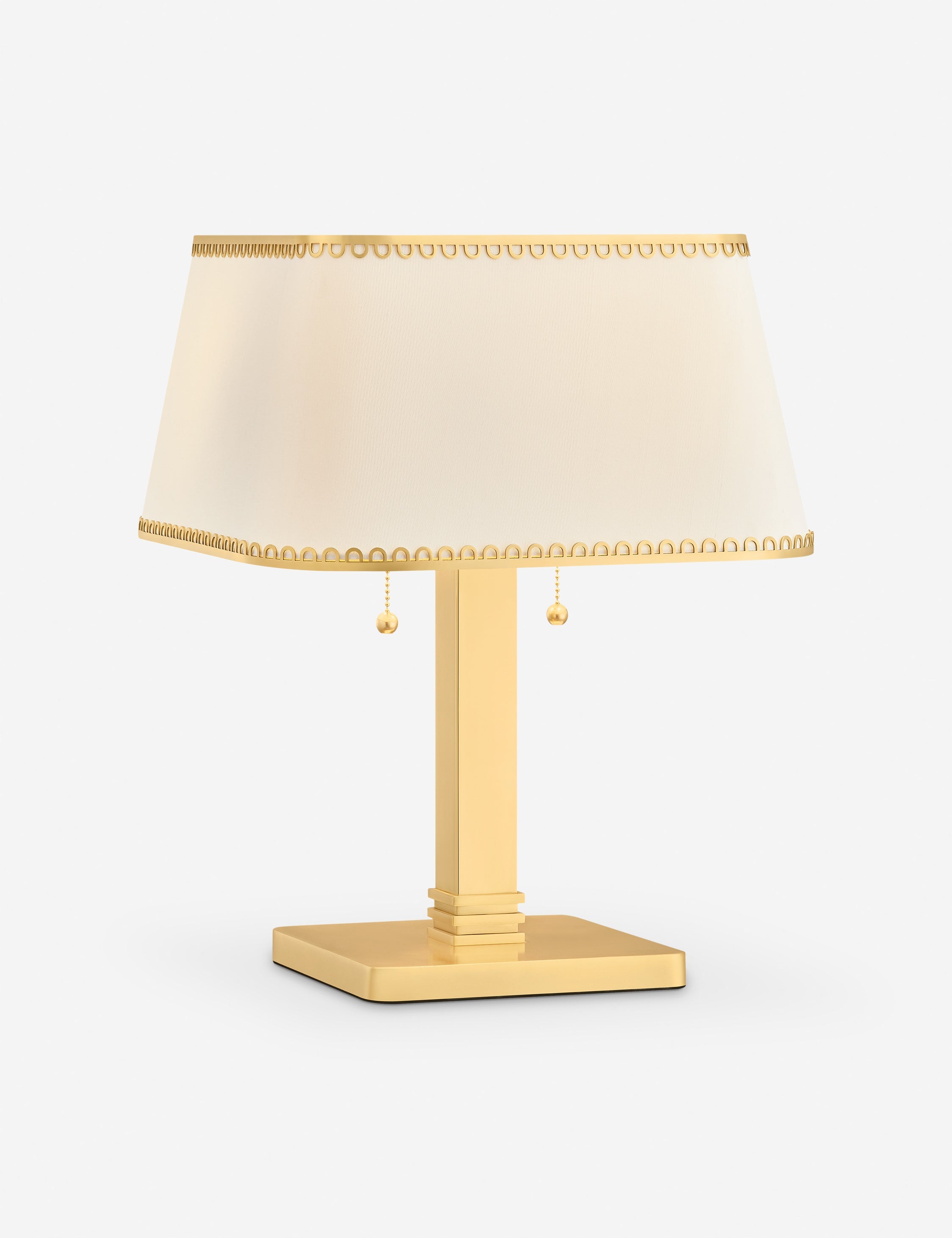 Lulu and Georgia Akia Table Lamp – Aged Brass