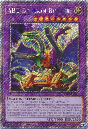 Yu-Gi-Oh! ABC-Dragon Buster - RA04-EN271 - Platinum Secret Rare - 1st Edition