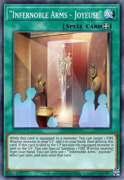 Yu-Gi-Oh! "Infernoble Arms - Joyeuse" - ROTD-EN055 - Super Rare - 1st Edition