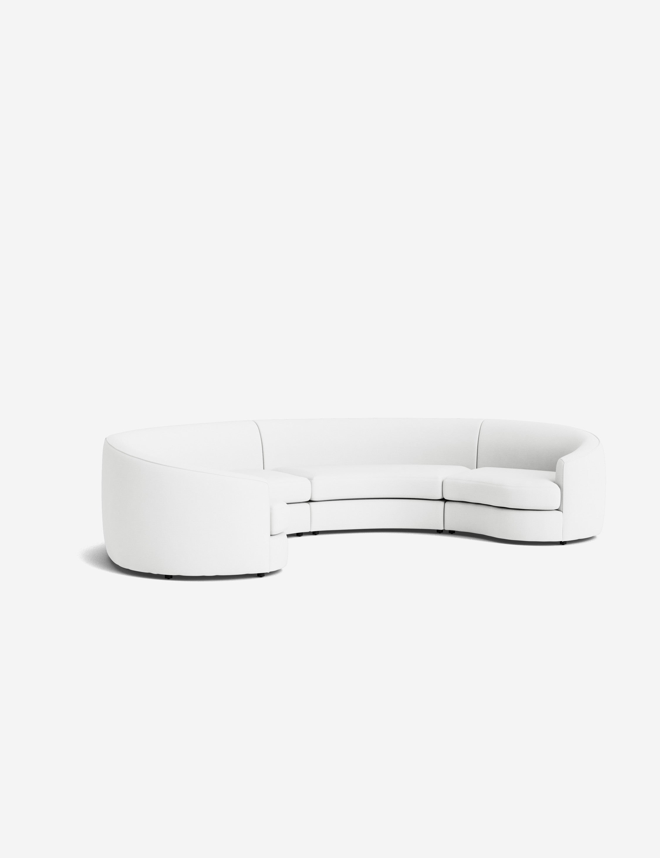 Lulu and Georgia Imada Modular Curved Sectional Sofa - view 185