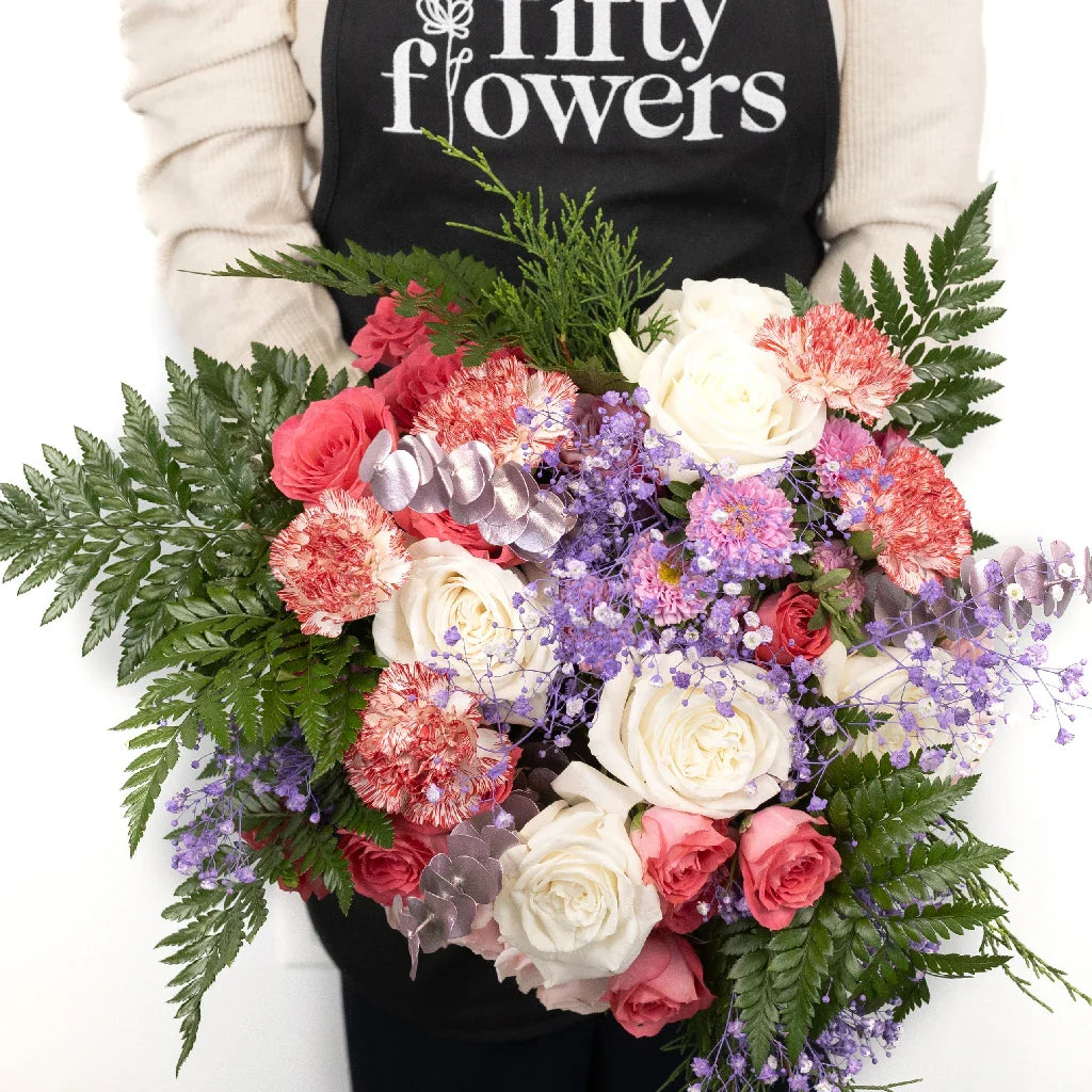 FiftyFlowers Candy Kisses Pink Flower Centerpieces - view 4