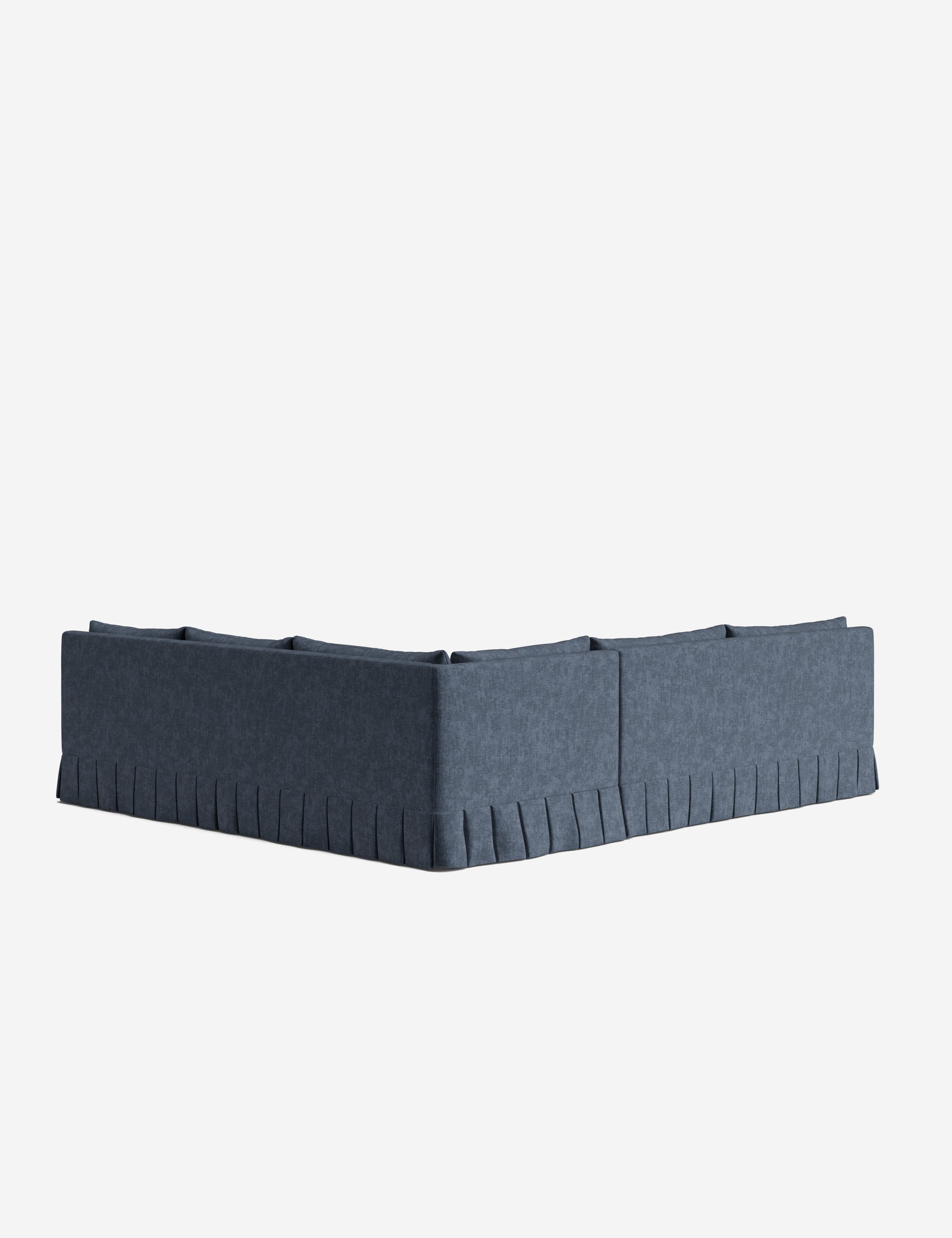 Lulu and Georgia Portola Luxe Depth Pleated Corner Sectional Sofa - view 163