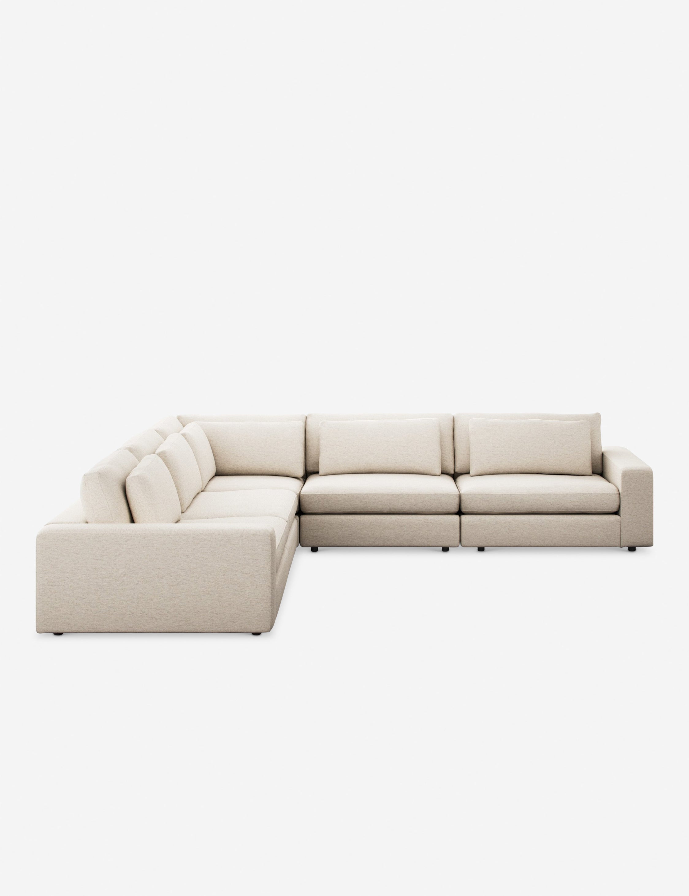 Lulu and Georgia Creswell 5-Piece Corner Sectional Sofa