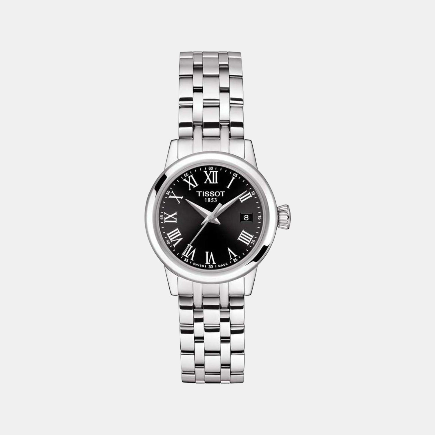 Tissot Classic Dream Women Quartz Black Dial Analog Stainless Steel Watch T1292101105300