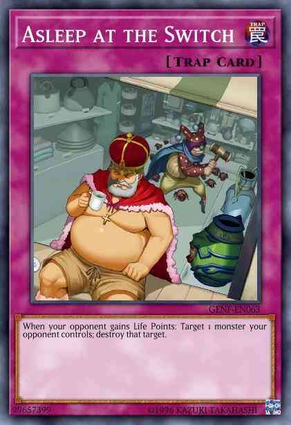 Asleep switch – Yu-Gi-Oh! Asleep at the Switch - GENF-EN063 - Common - Unlimited
