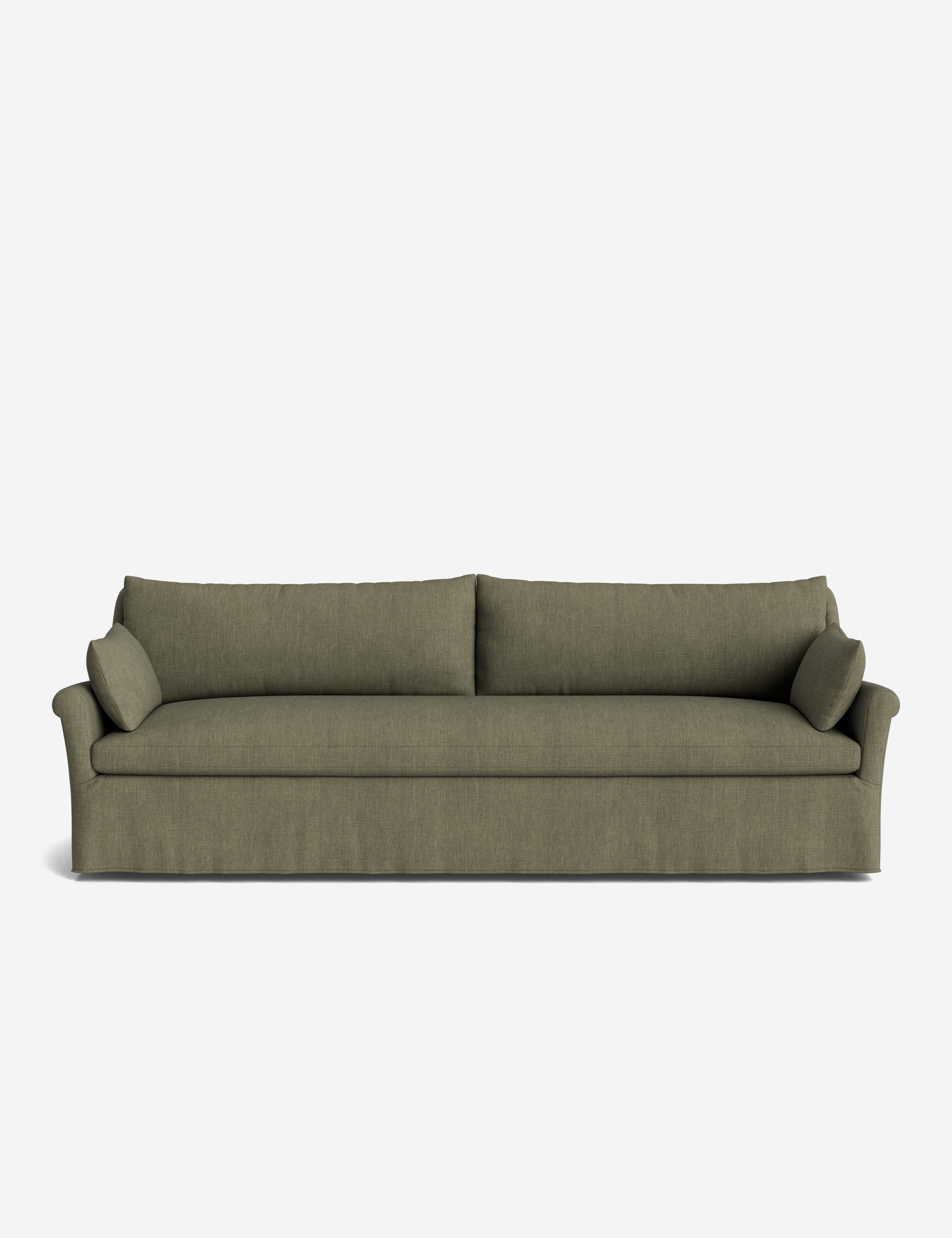 Lulu and Georgia Portola Rolled Arm Slipcover Sofa - view 147
