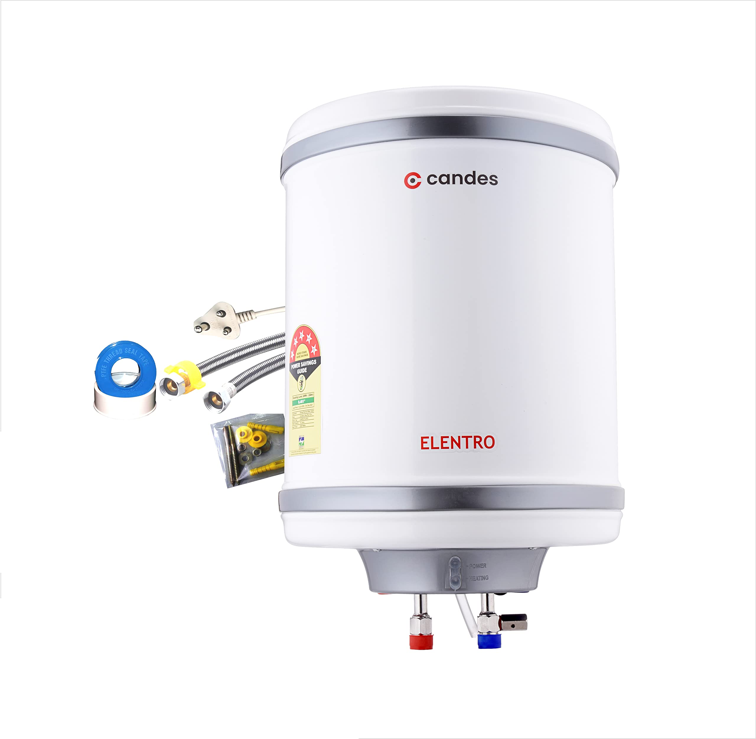 Candes Geyser 15 Litre | 1 Year Warranty | Water Heater for Home, Water Geyser, Water Heater, Electric Geyser, 5 Star Rated Automatic Instant Storage 